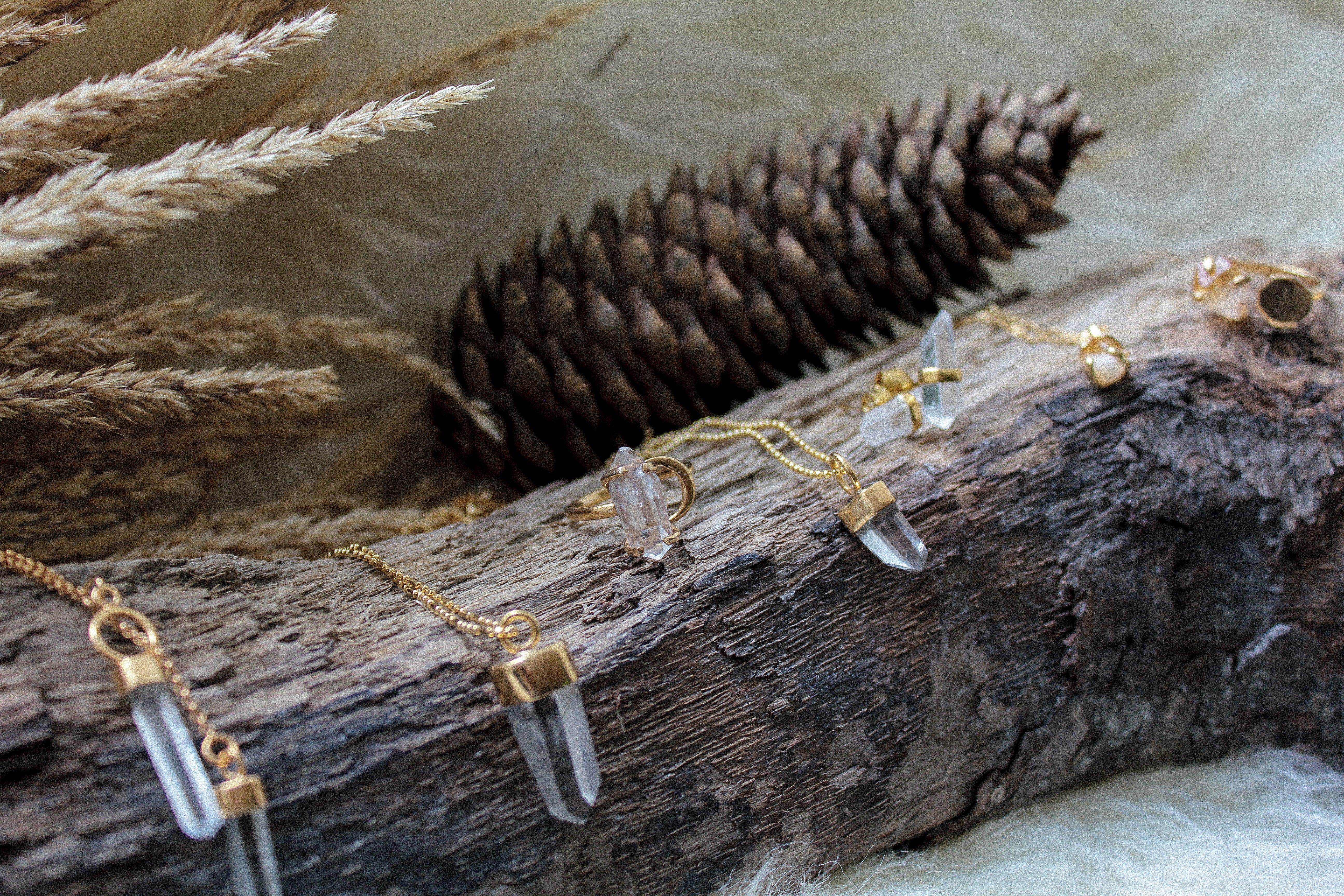 Crystal Quartz necklaces