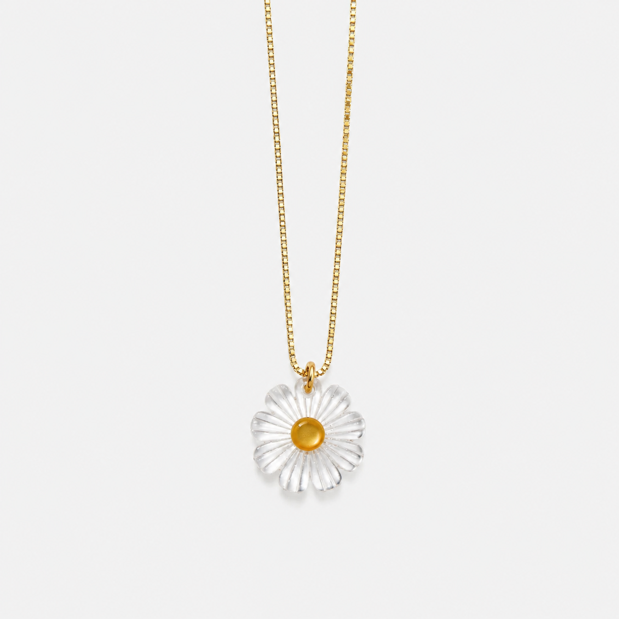 DAISY CHOKER - MOTHER OF PEARL (GOLD-FILLED)