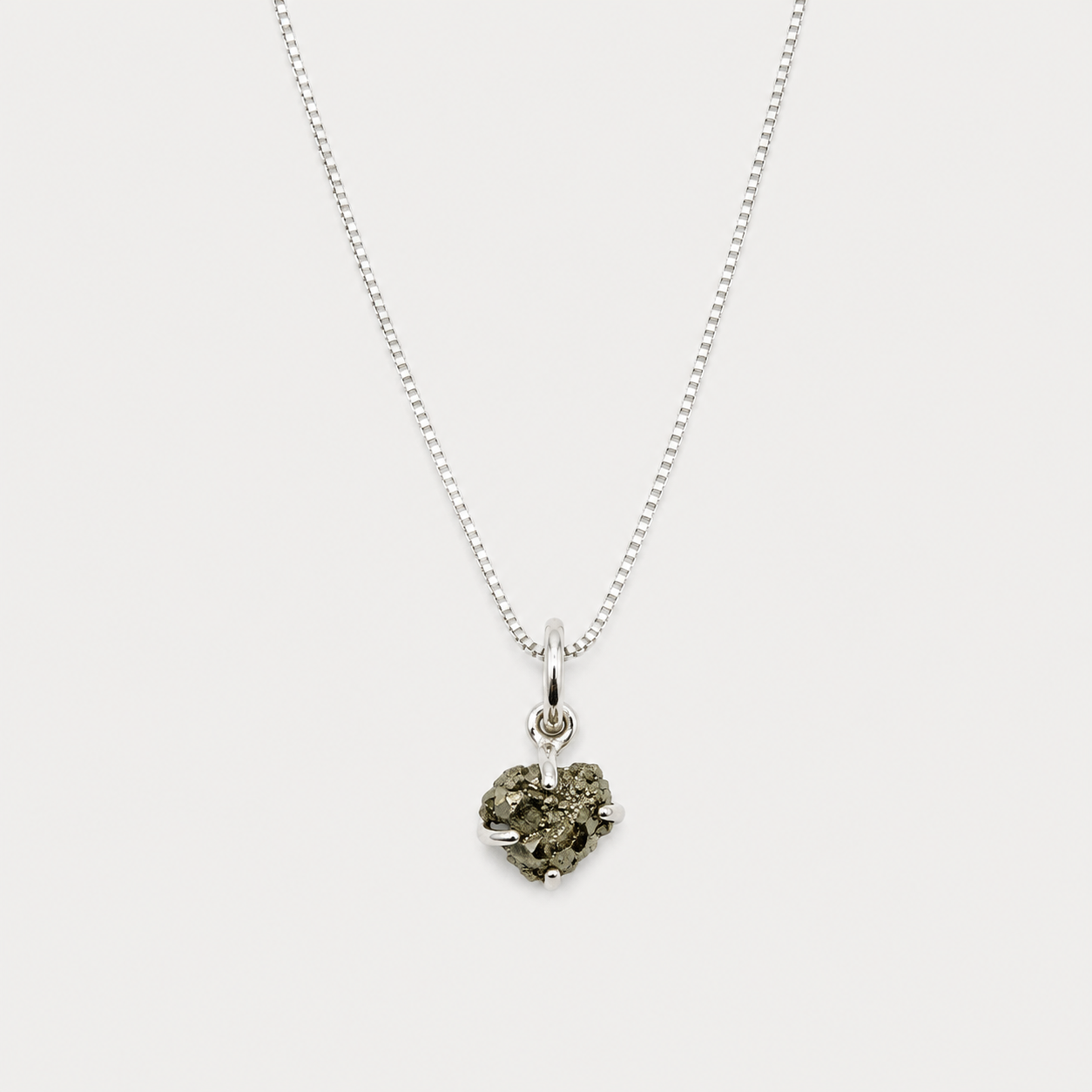 BABY CHARM - PYRITE (SILVER)