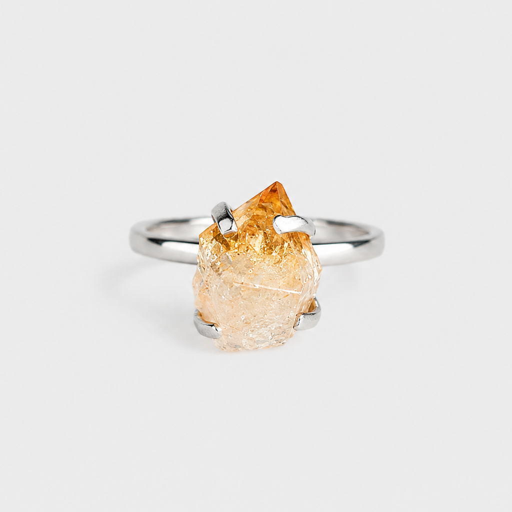 CLASSIC RING - CITRINE (SILVER)
