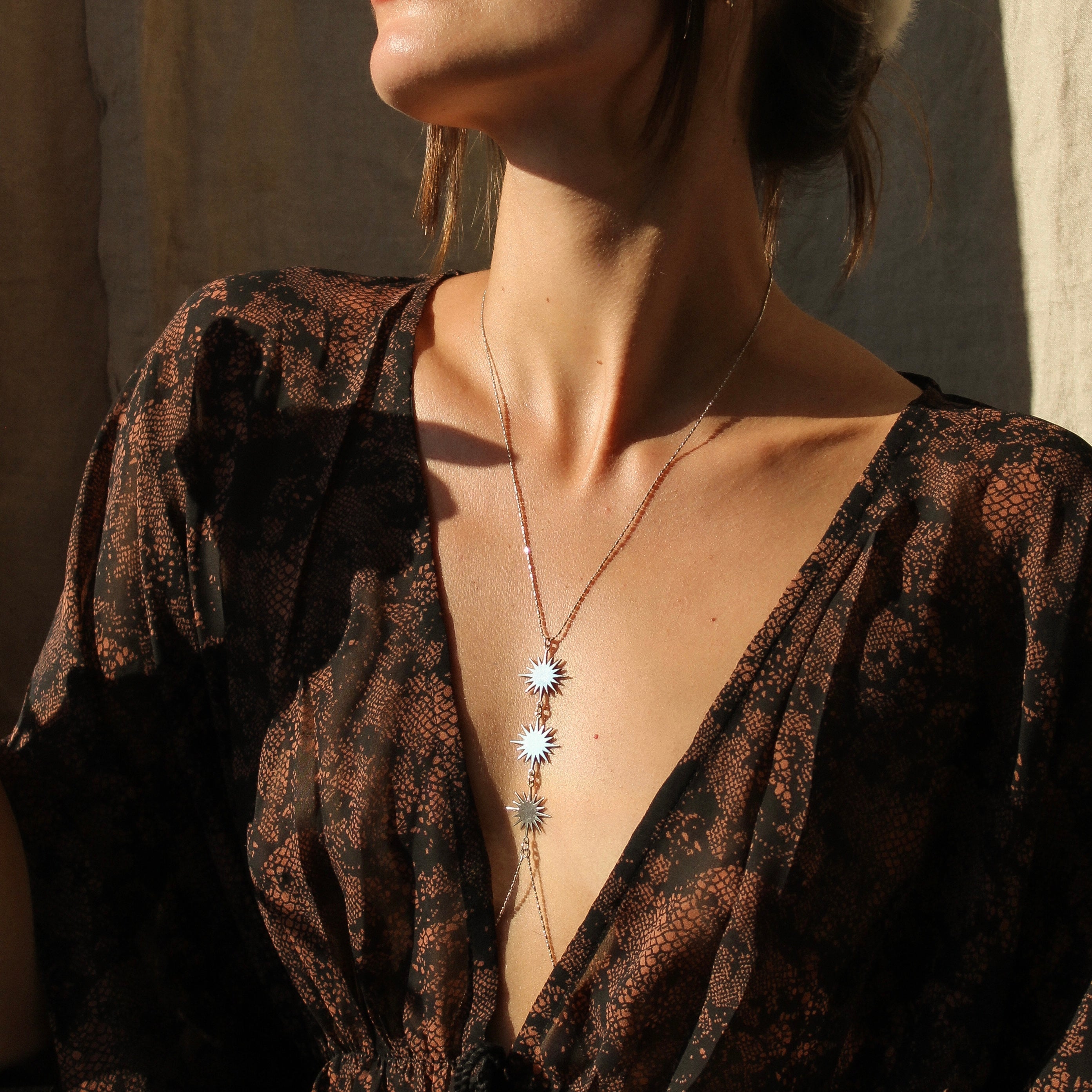 SOLEIL BODY CHAIN (SILVER)