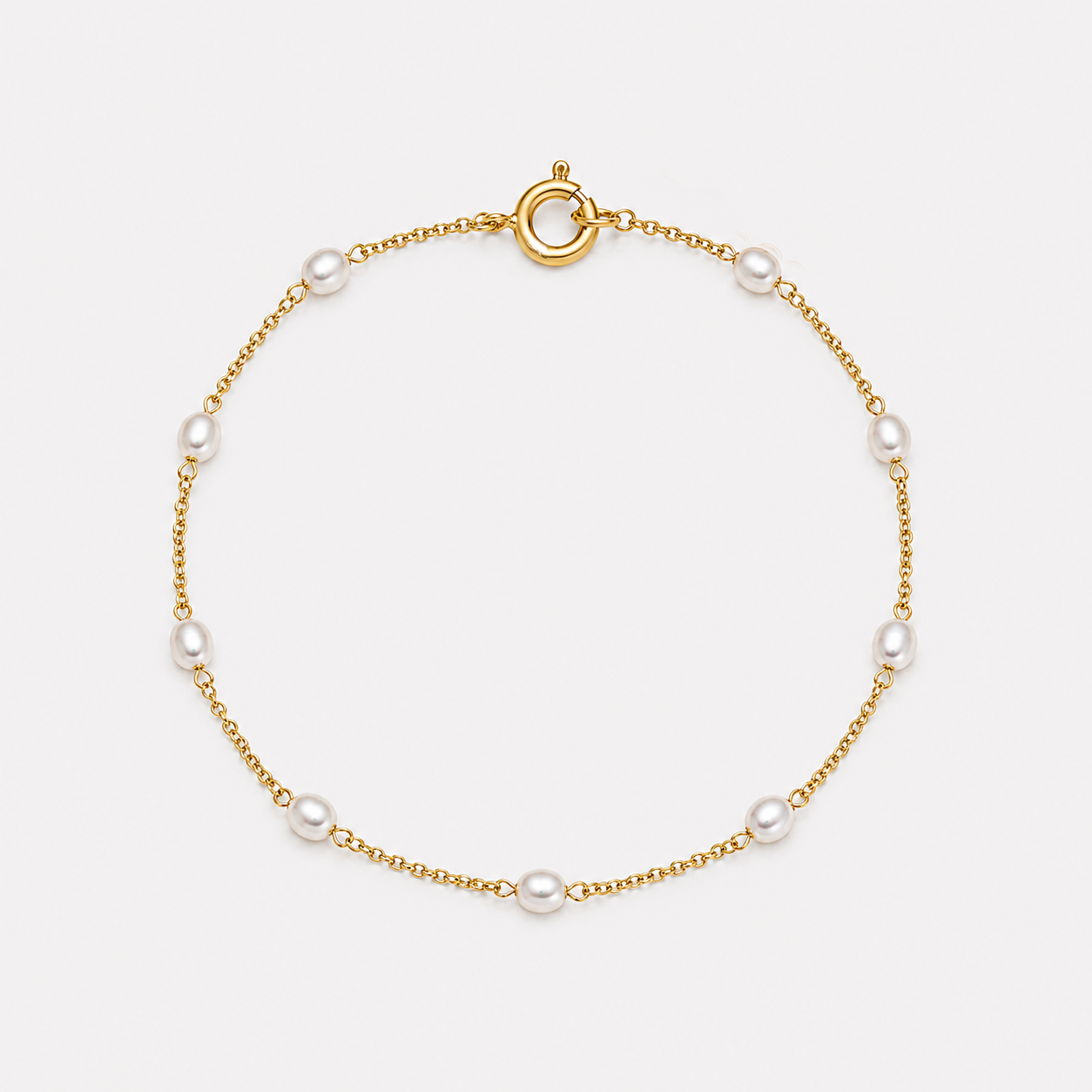 STARDUST BRACELET - FRESH WATER PEARLS (GOLD PLATED)