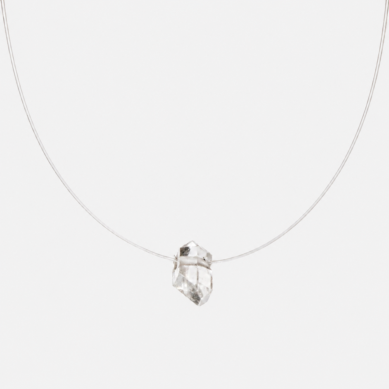 INVISIBLE NECKLACE - HERKIMER