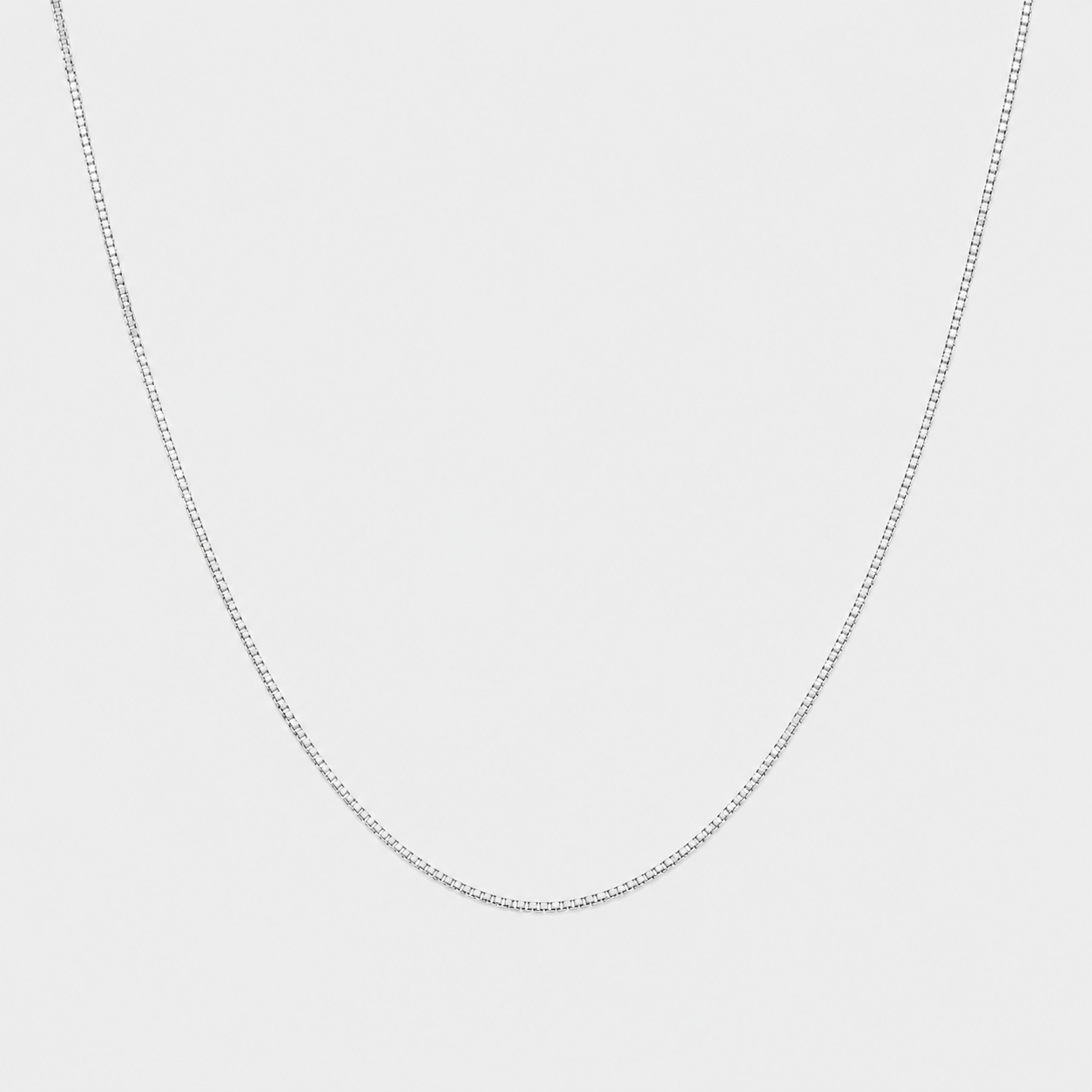 TINY BOX CHAIN (SILVER)