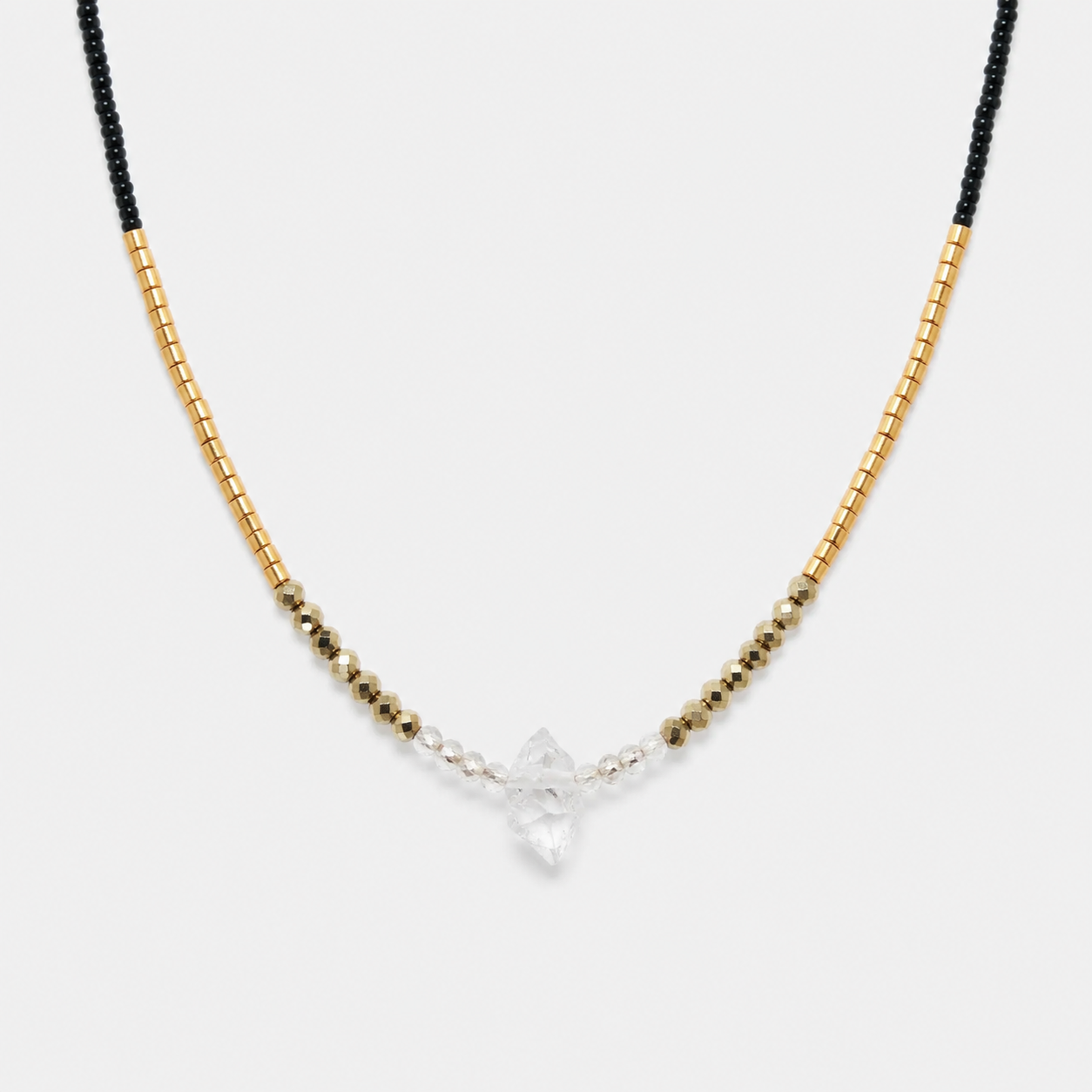 BLACK MIYUKI CHOKER - HERKIMER