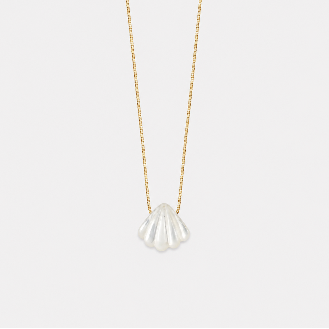 MERMAID NECKLACE - MOTHER OF PEARL (GOLD PLATED)
