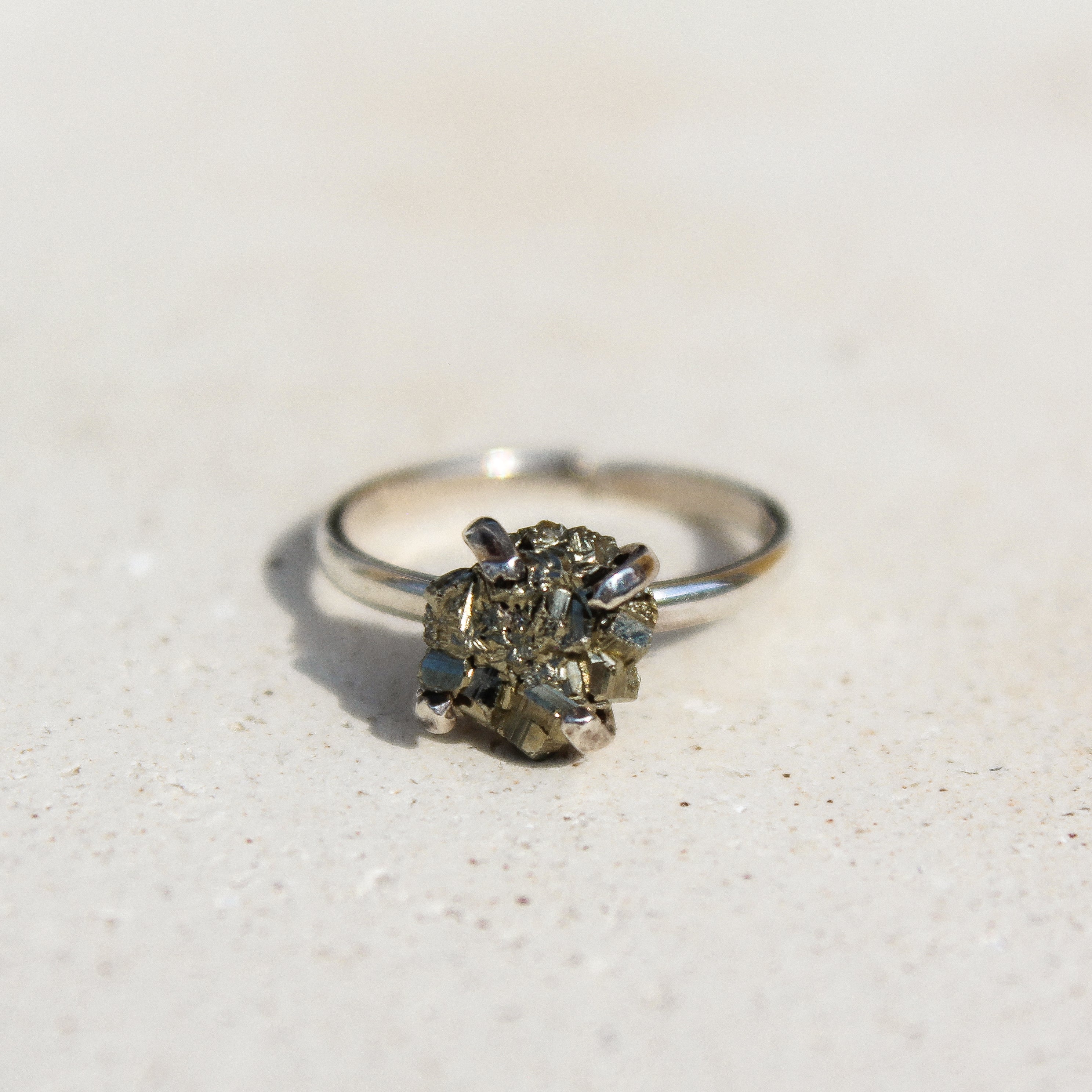 CLASSIC RING - PYRITE (SILVER)