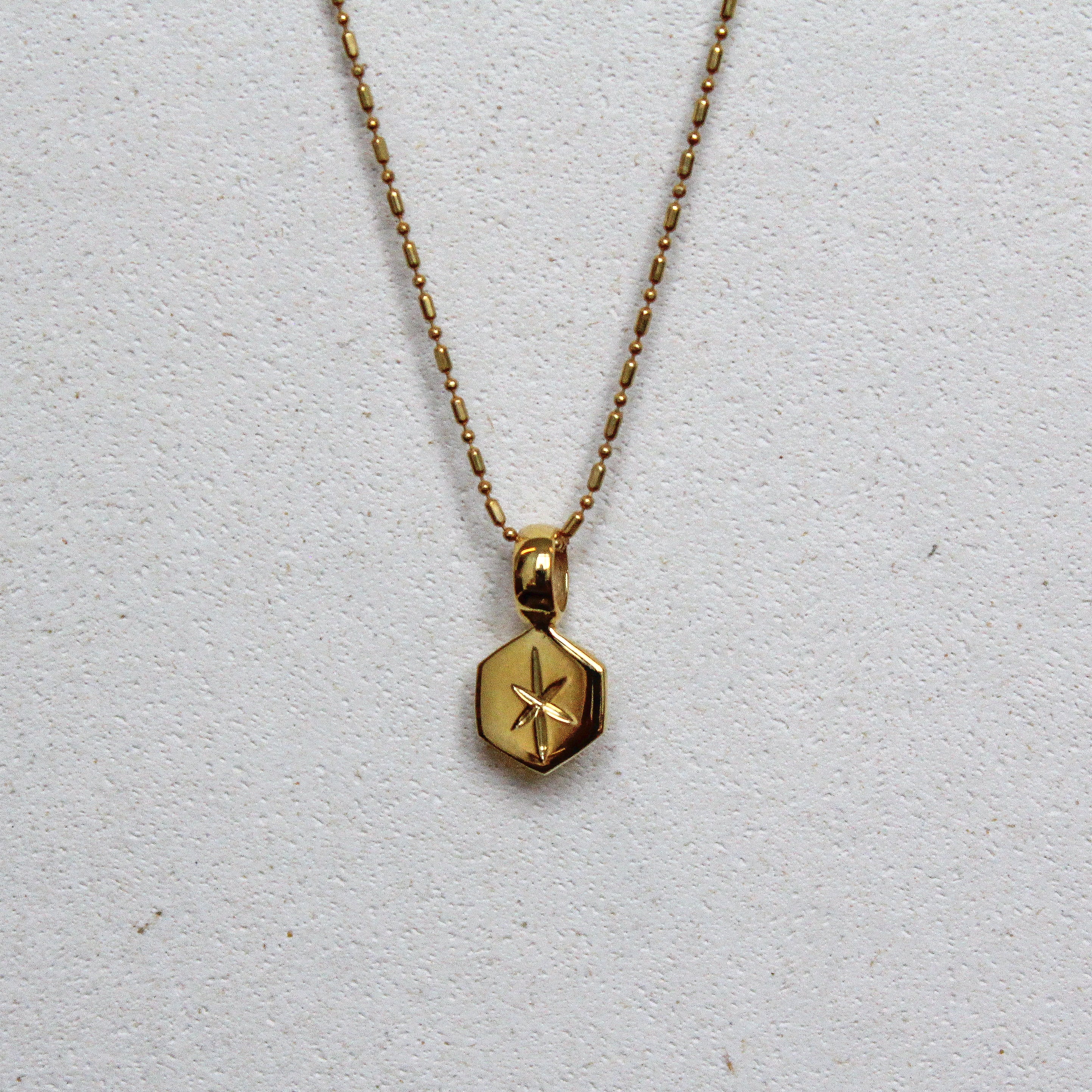 POLARIS NECKLACE - HERKIMER (GOLD PLATED)