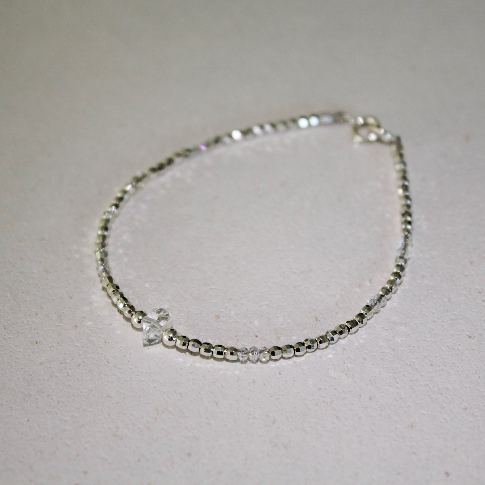 STARLIGHT BRACELET - HERKIMER (SILVER)