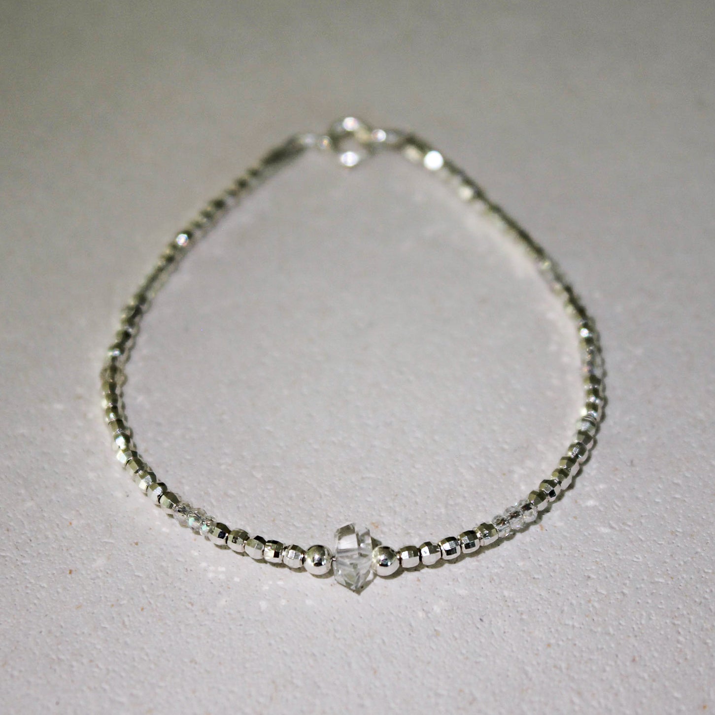 STARLIGHT BRACELET - HERKIMER (SILVER)