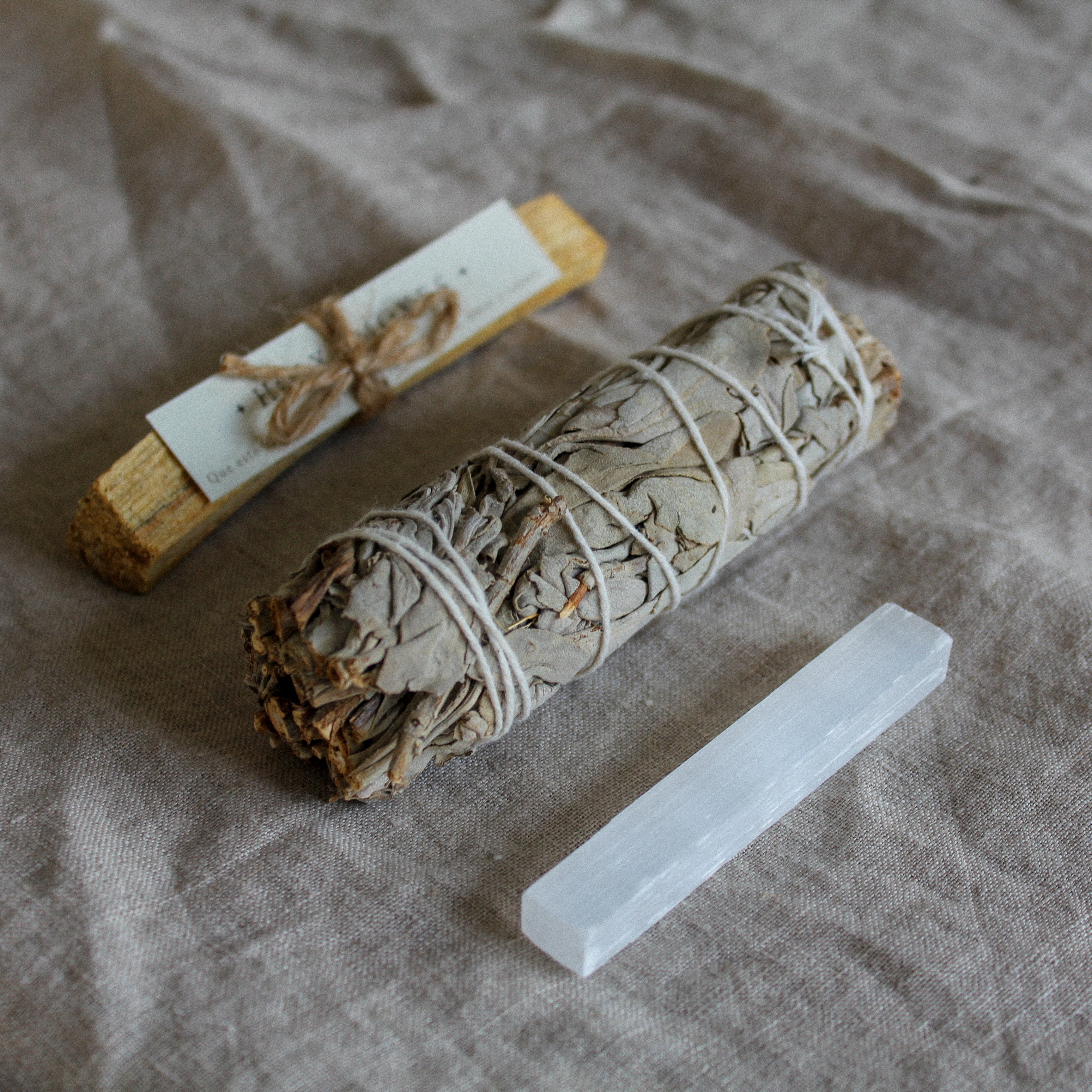 SACRED CLEANSING RITUAL KIT – SELENITE