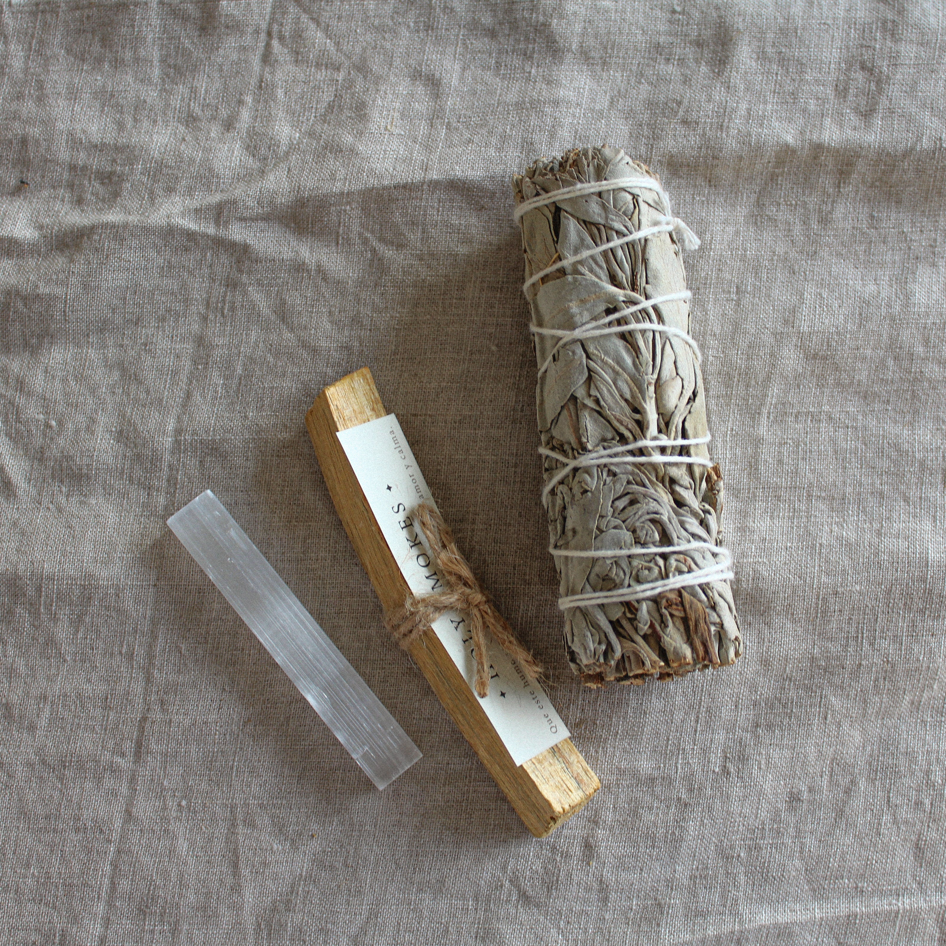 SACRED CLEANSING RITUAL KIT – SELENITE