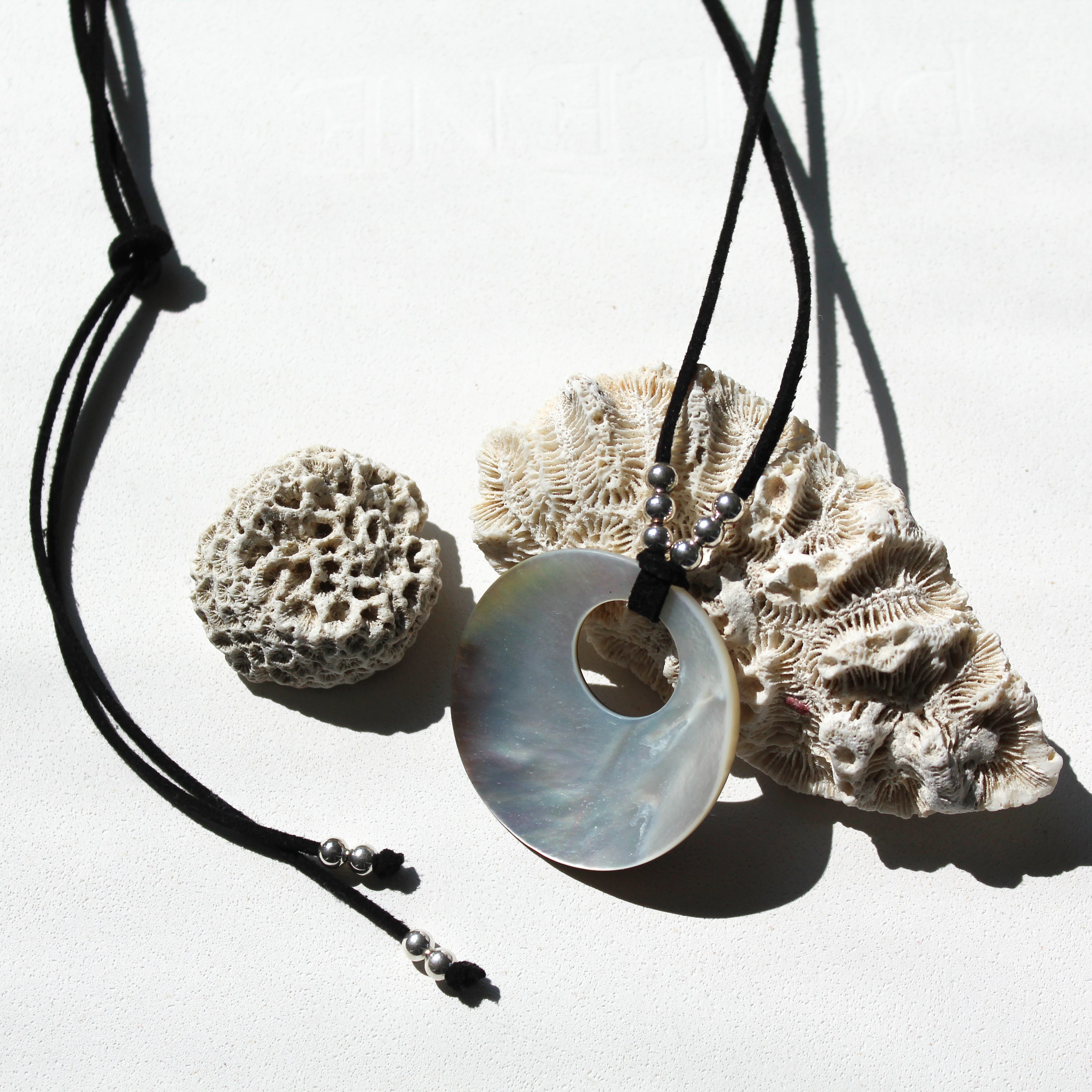 OCEAN TALISMAN - ABALONE SHELL (SILVER)