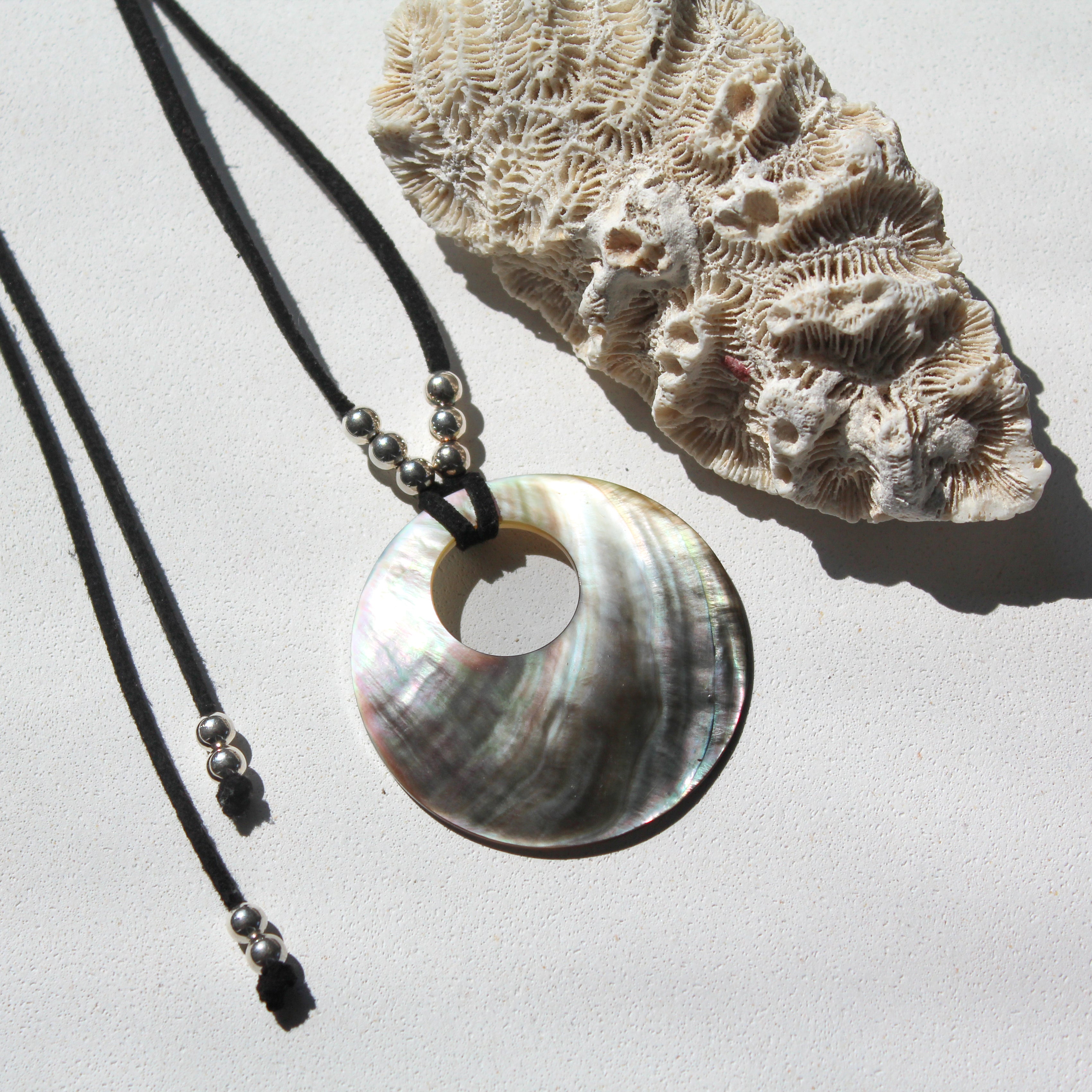 OCEAN TALISMAN - ABALONE SHELL (SILVER)