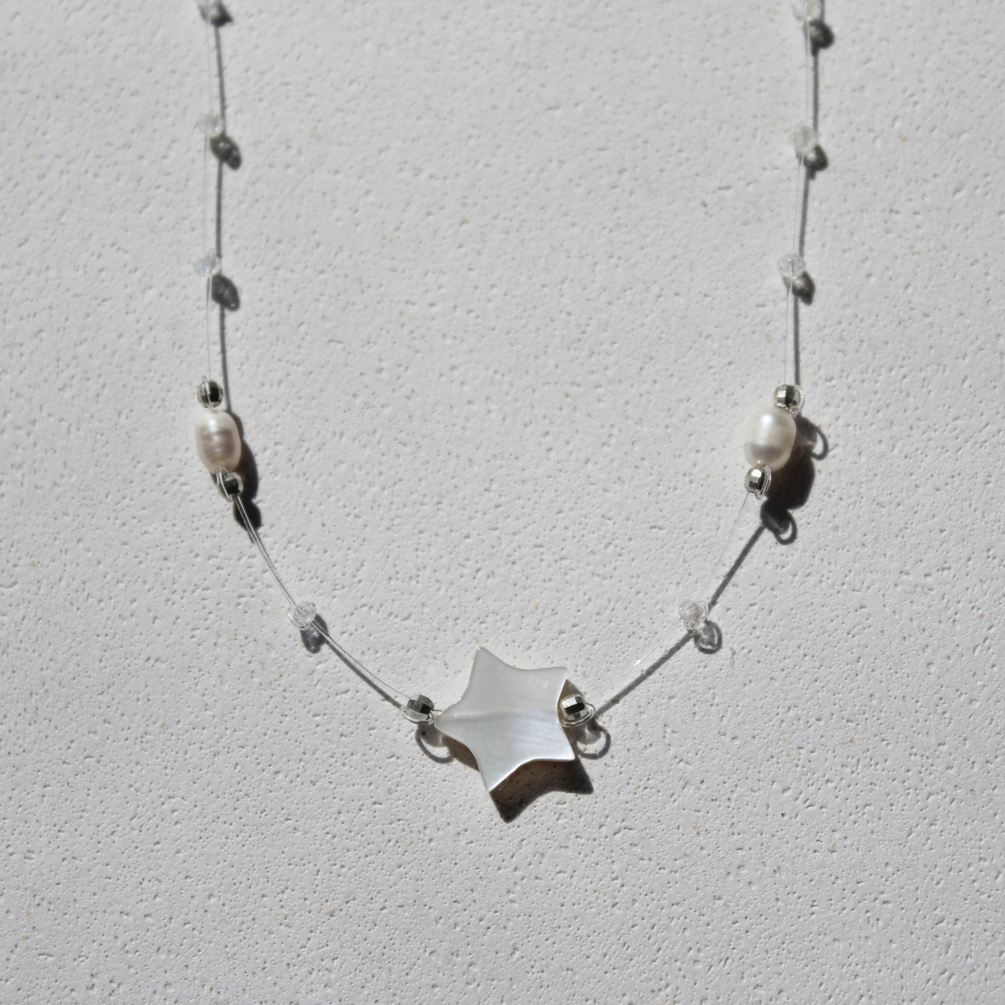 OCEAN FAIRY - MOTHER OF PEARL & PEARLS (SILVER)