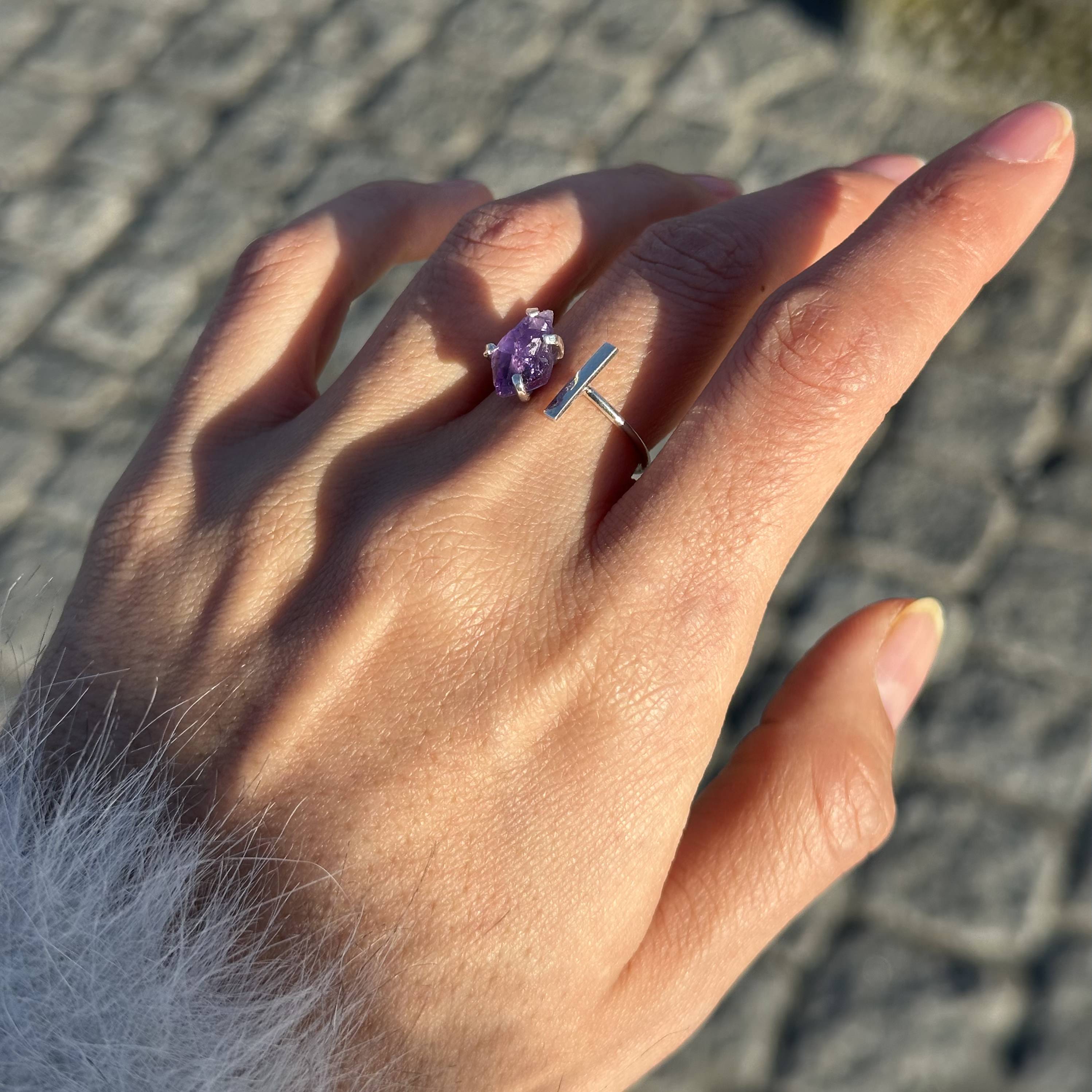 HALLEY RING - AMETHYST (SILVER)
