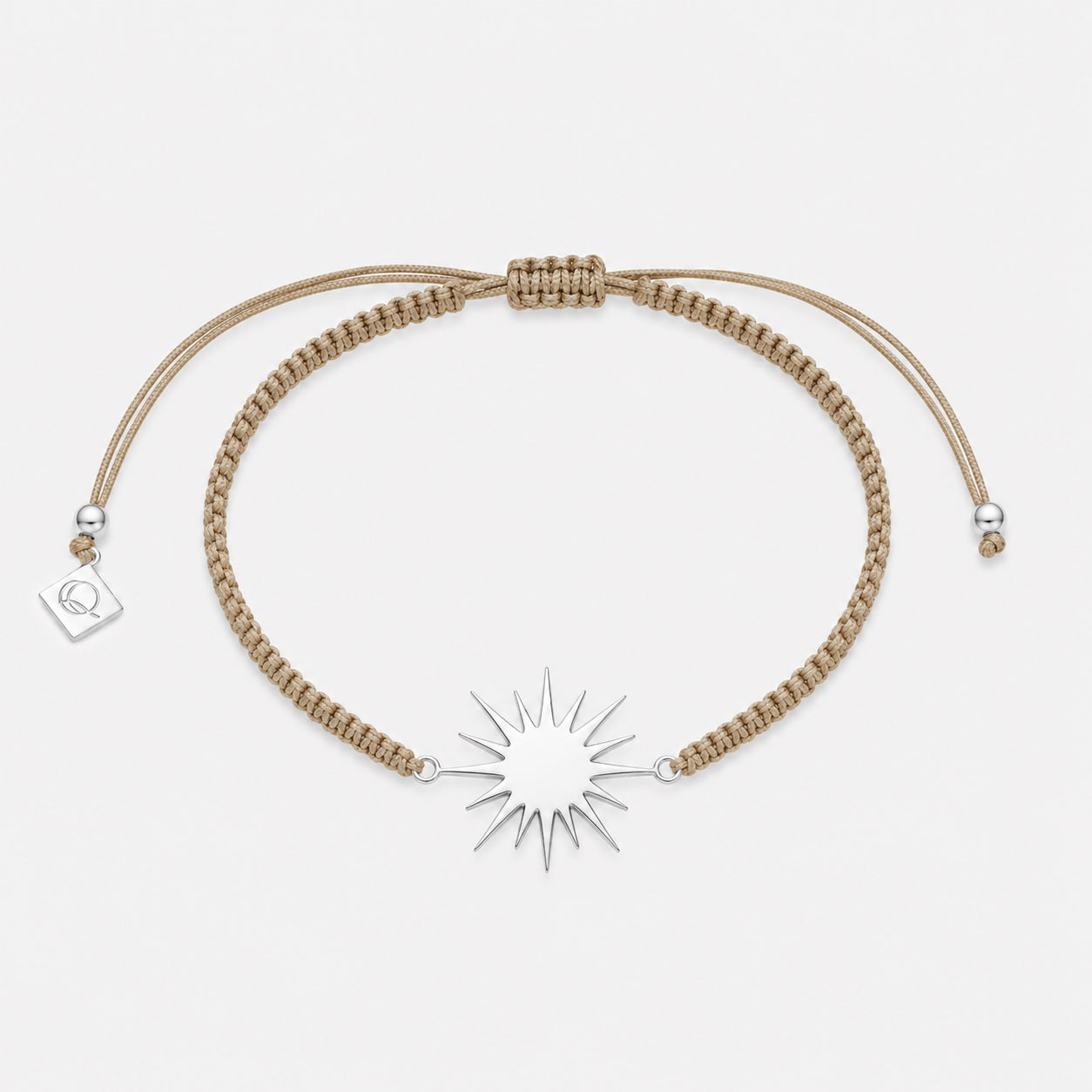 SOLEIL BRACELET - BEIGE (SILVER)