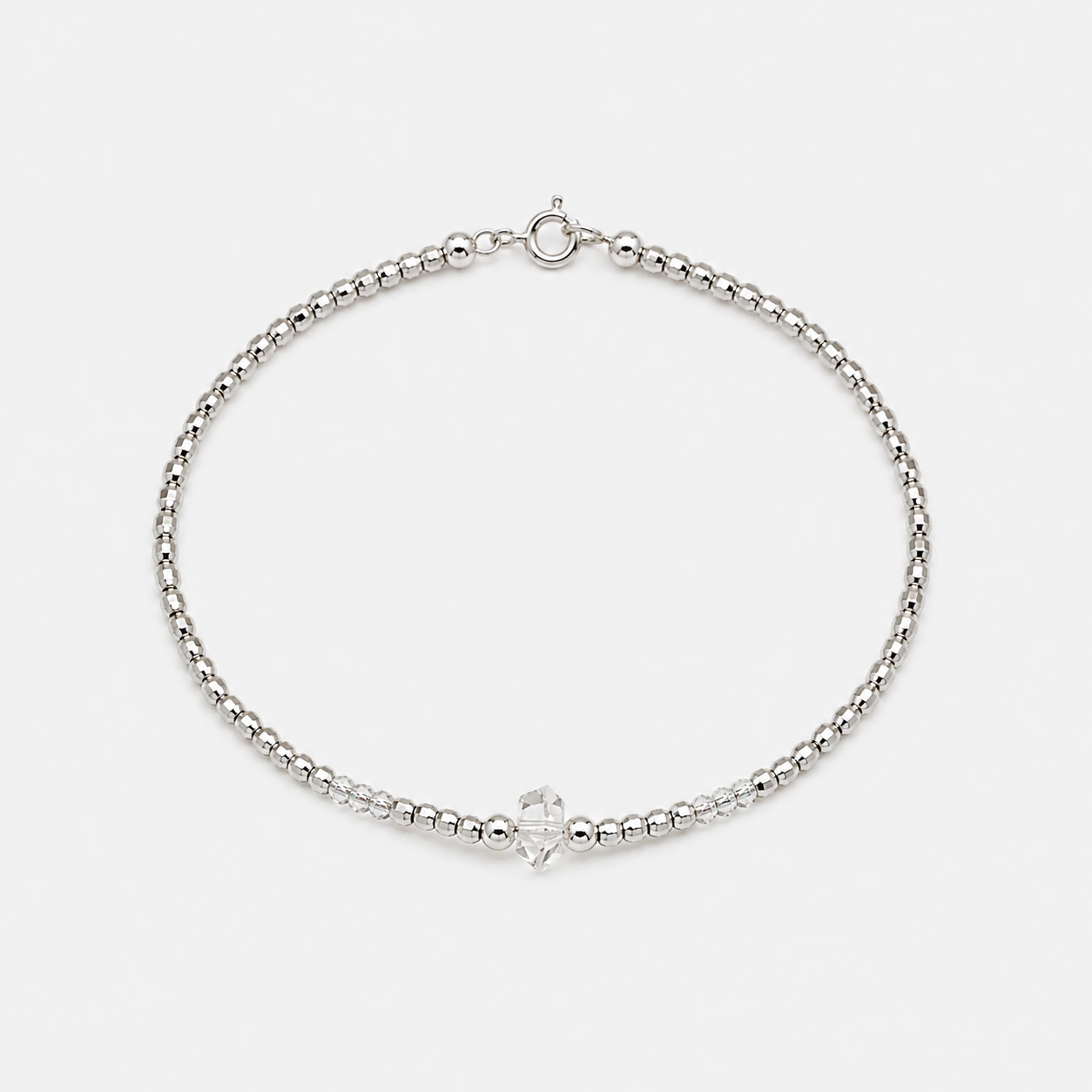 STARLIGHT BRACELET - HERKIMER (SILVER)