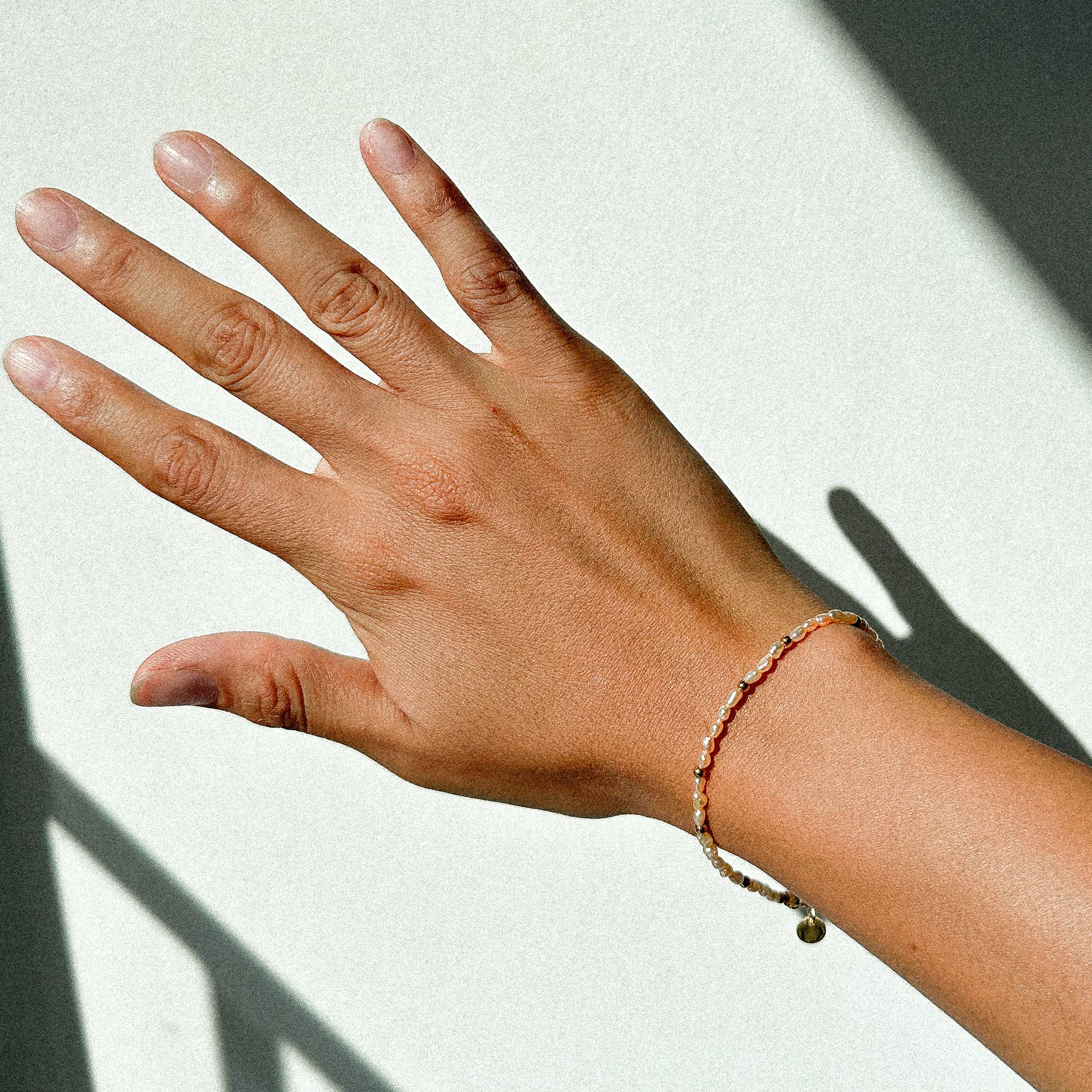 FRESHWATER BRACELET - PINK (GOLD-FILLED)