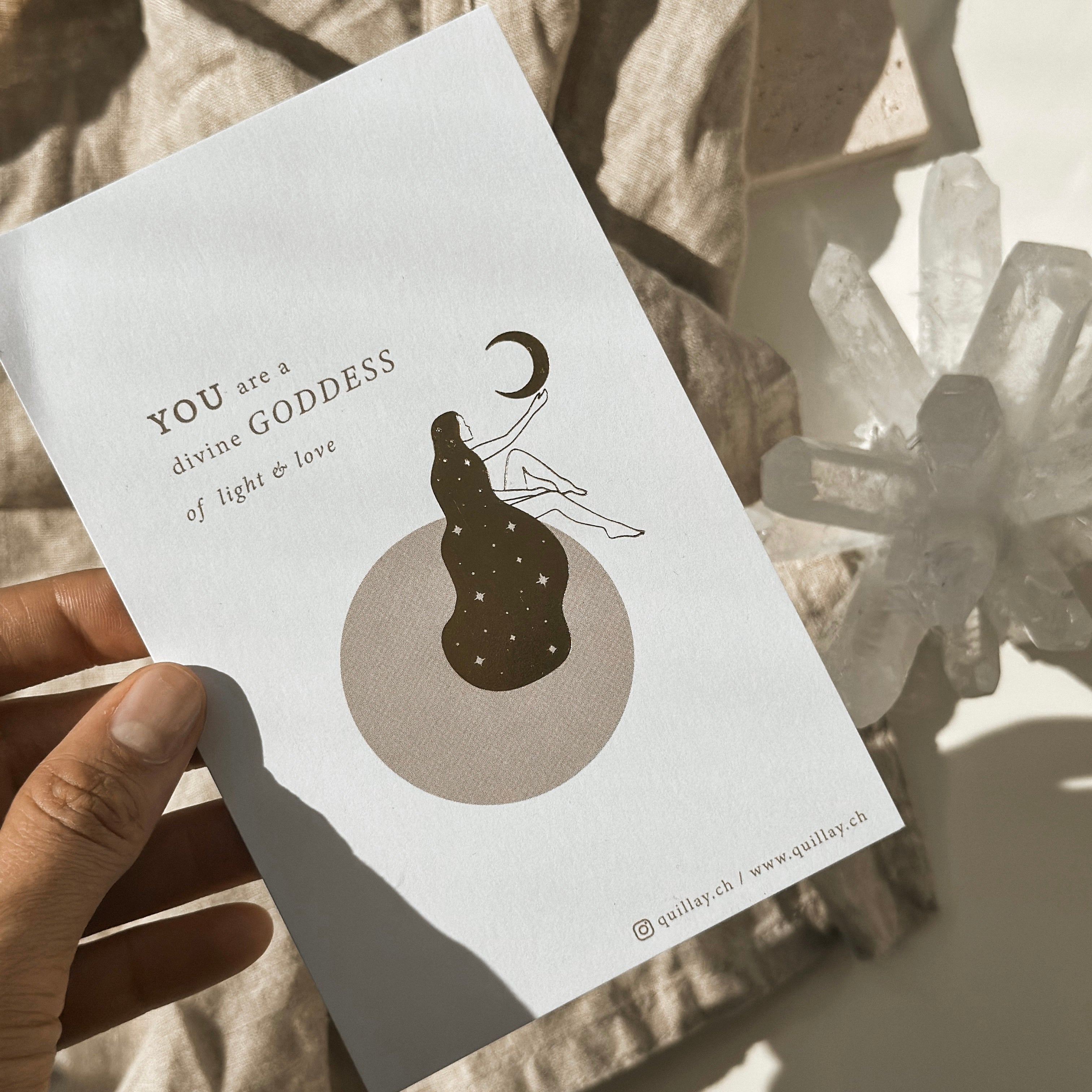 POSTCARD - DIVINE GODDESS