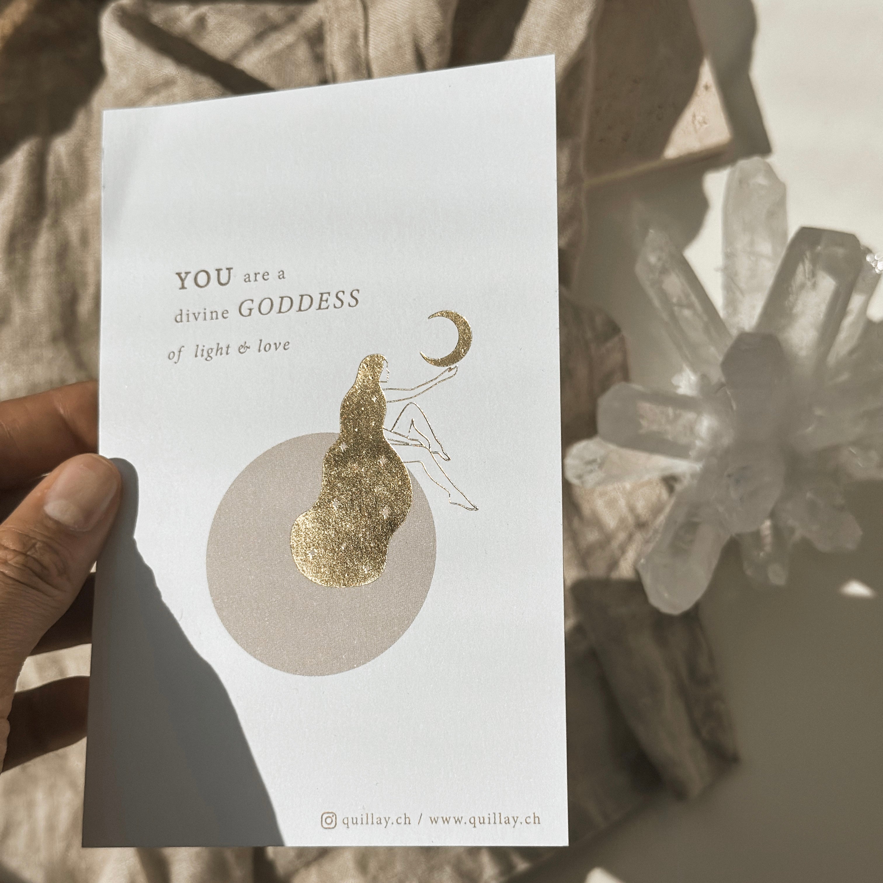 POSTCARD - DIVINE GODDESS