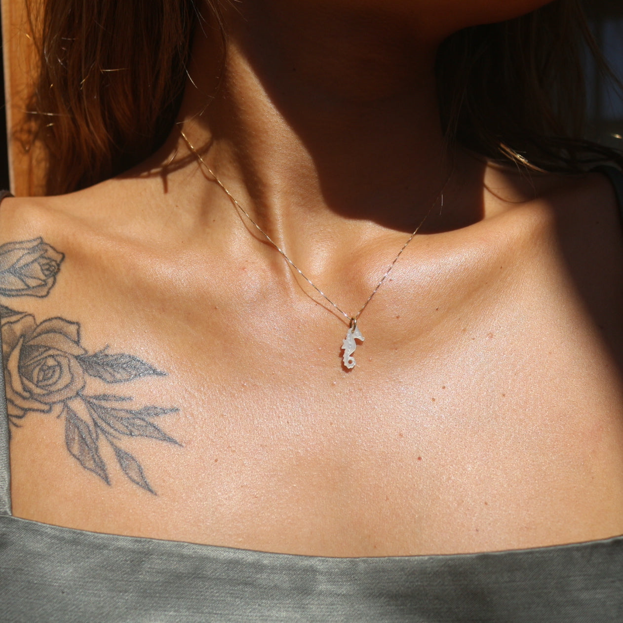 SEAHORSE TOTEM - SPIRITUAL ANIMALS (SOLID GOLD 18K)