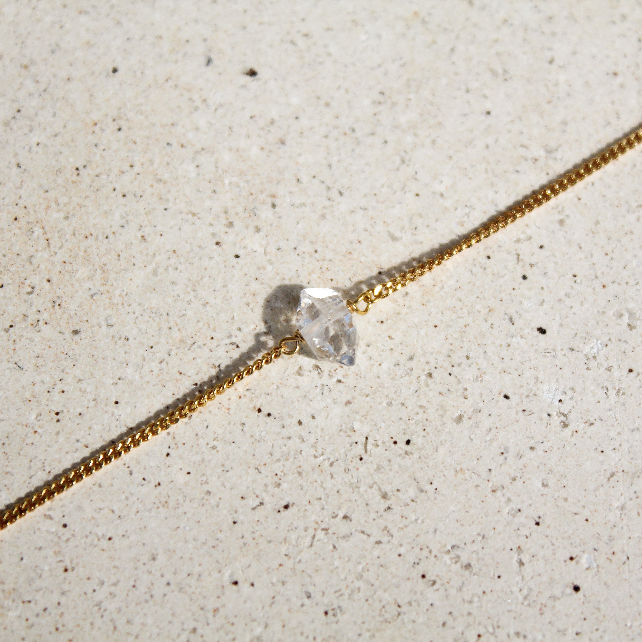 MAGIC BRACELET - HERKIMER (GOLD PLATED)