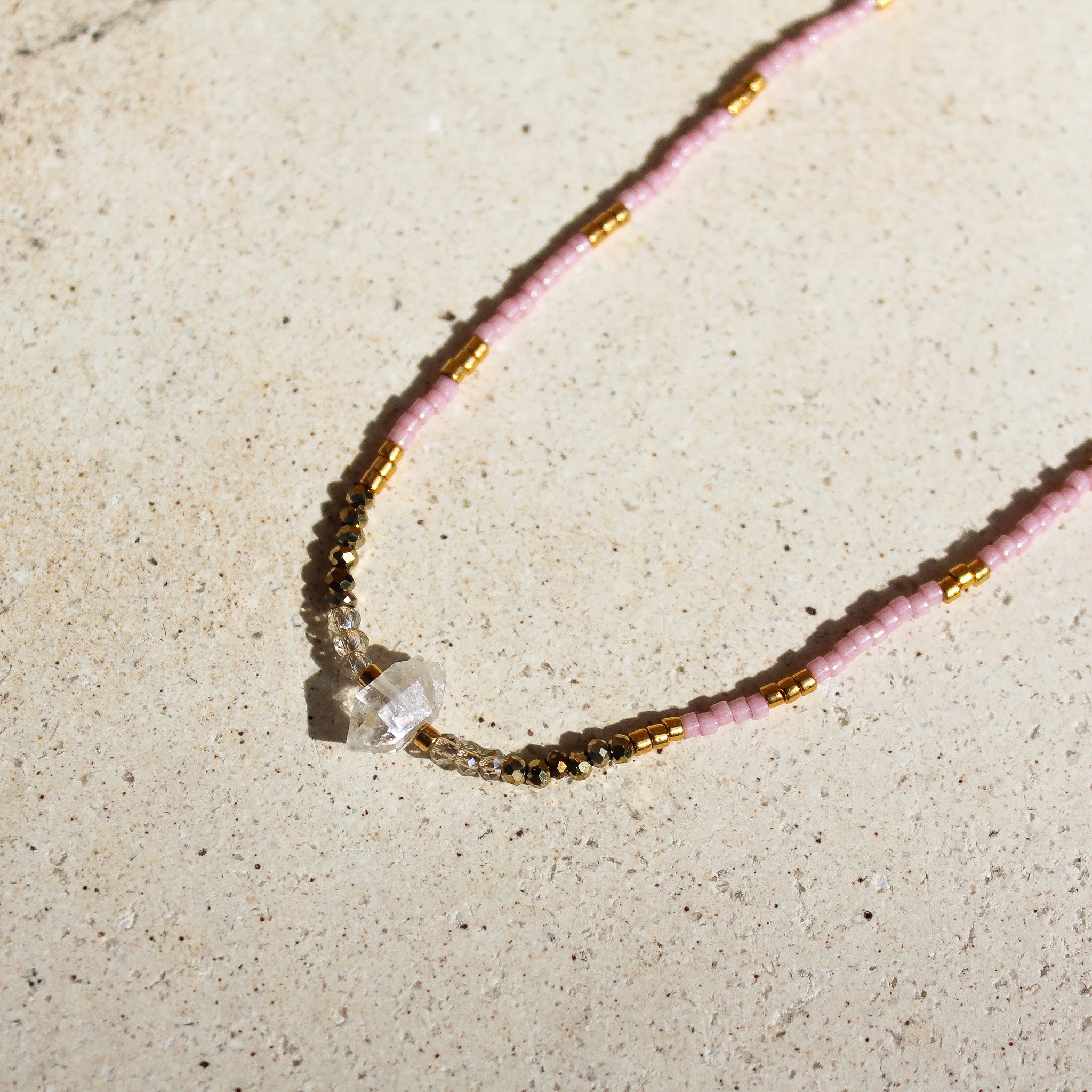 PINK MIYUKI CHOKER - HERKIMER