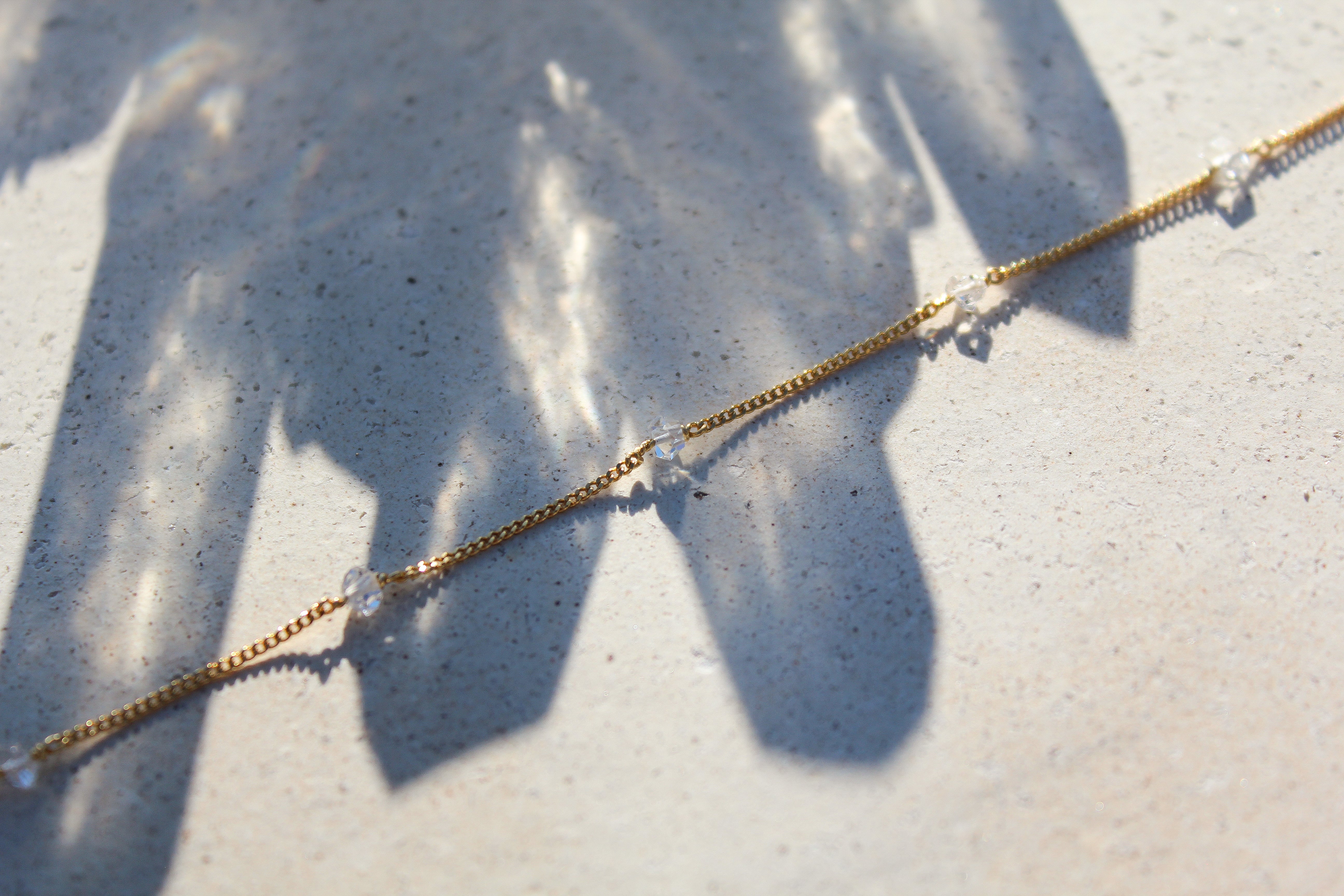 STARDUST BRACELET - HERKIMER (GOLD PLATED)