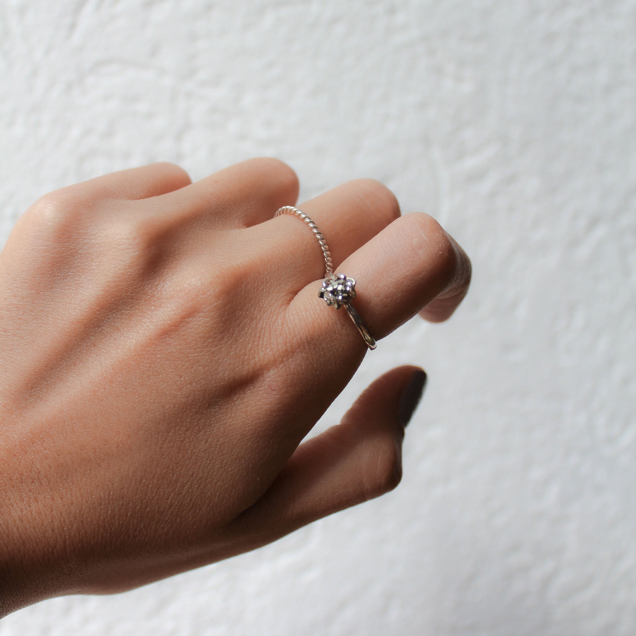 CLASSIC RING - PYRITE (SILVER)