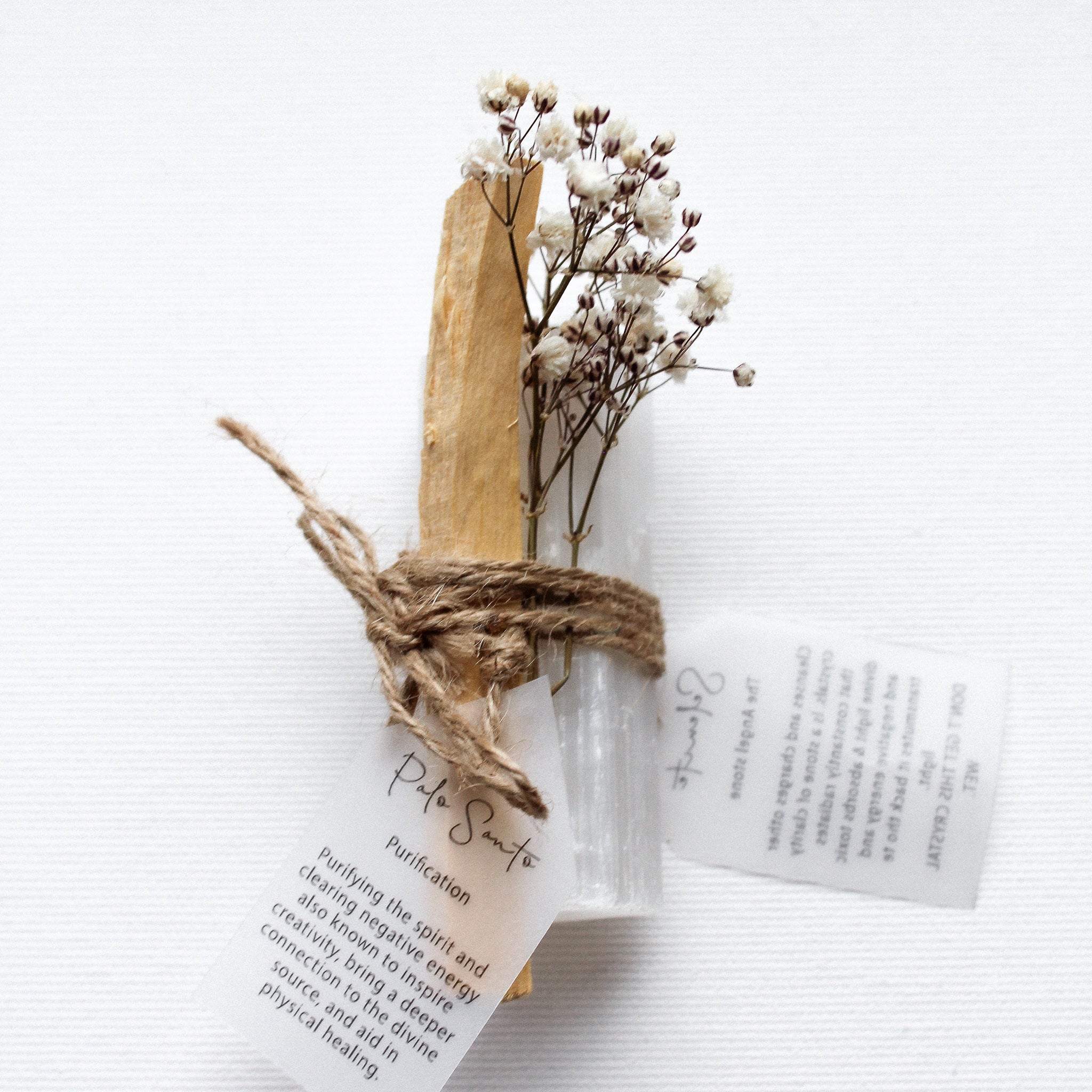 PALO SANTO STICK + SELENITE