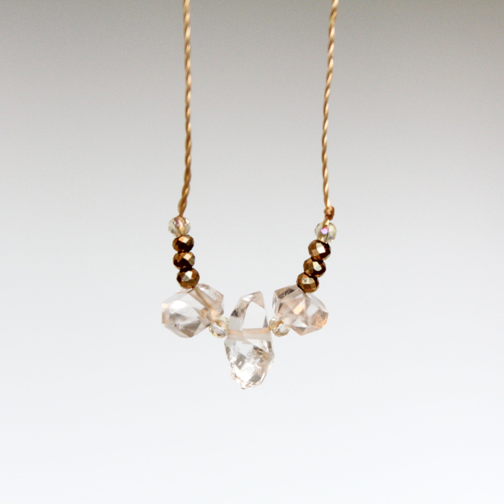 TRILOGY NECKLACE - HERKIMER