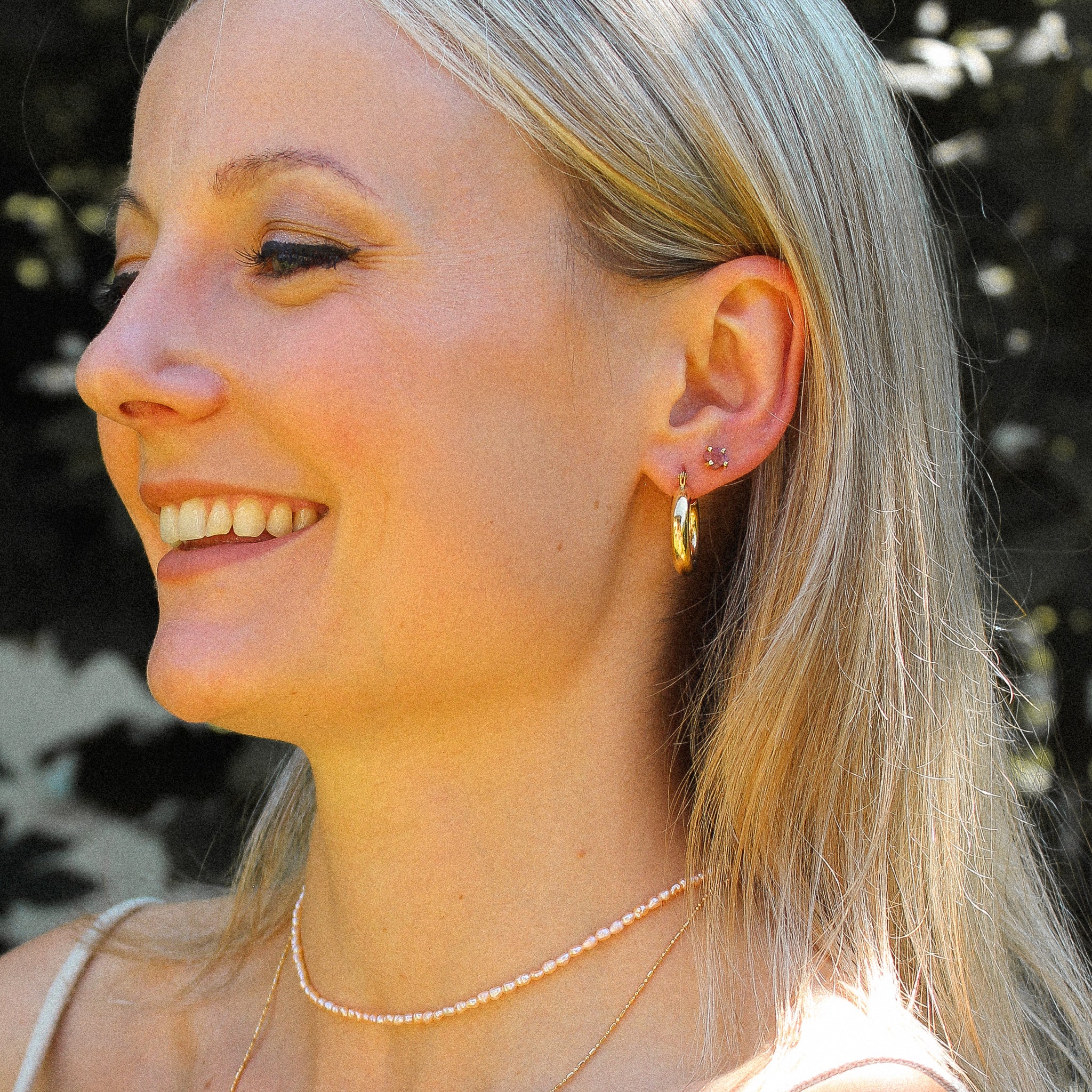 CHUNKY HOOPS (GOLD PLATED)