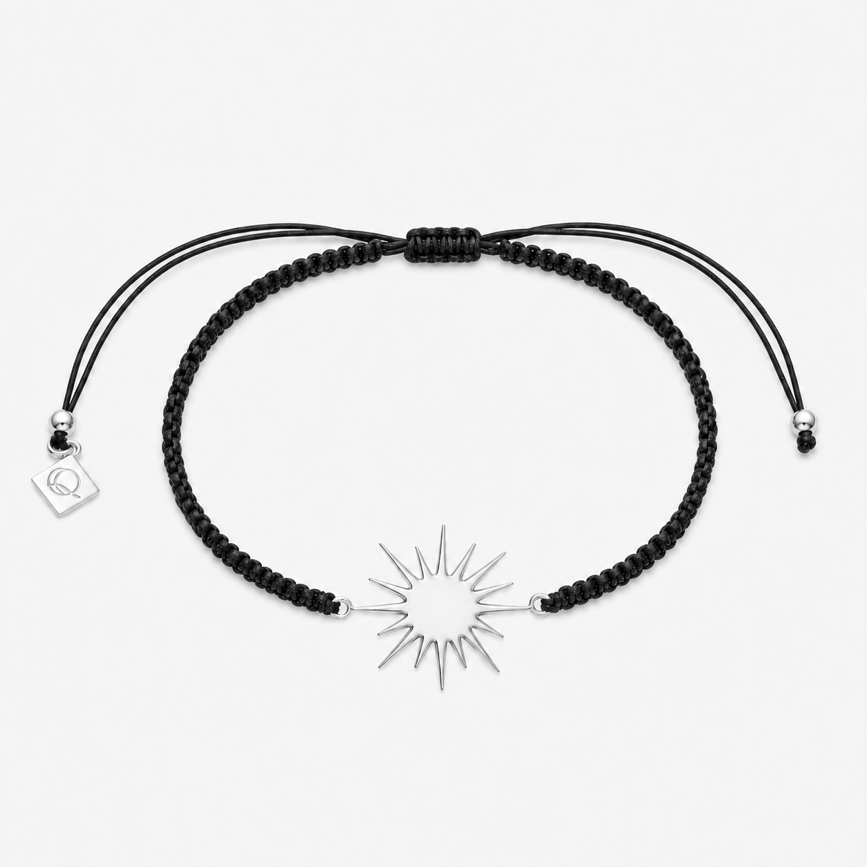 SOLEIL BRACELET - BLACK (SILVER)