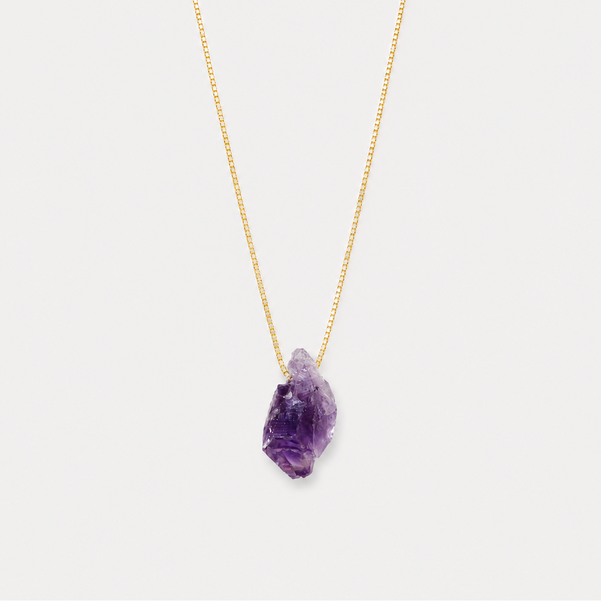 LITTLE TOTEM - AMETHYST (GOLD PLATED)