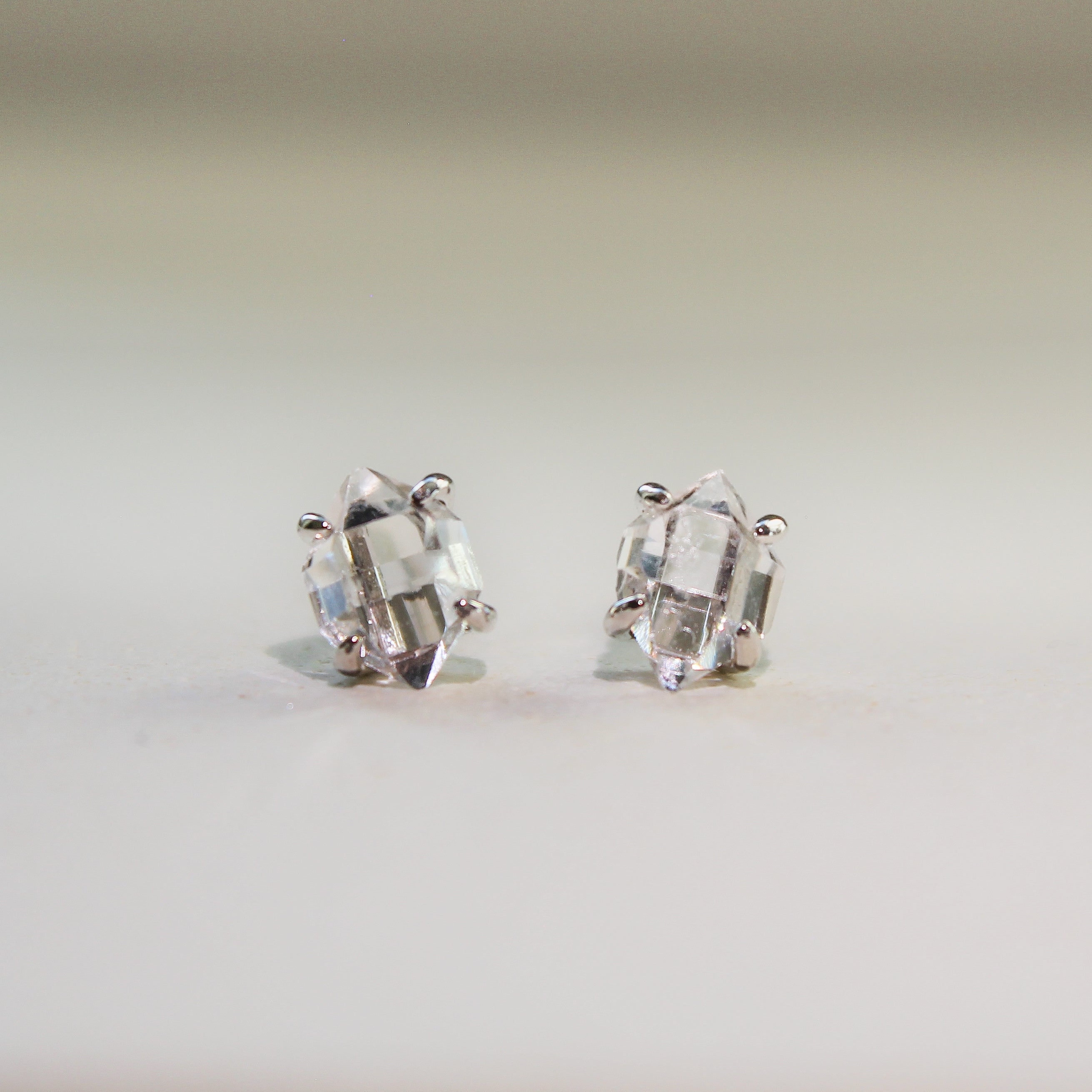 MINI STUD - HERKIMER (SILVER)