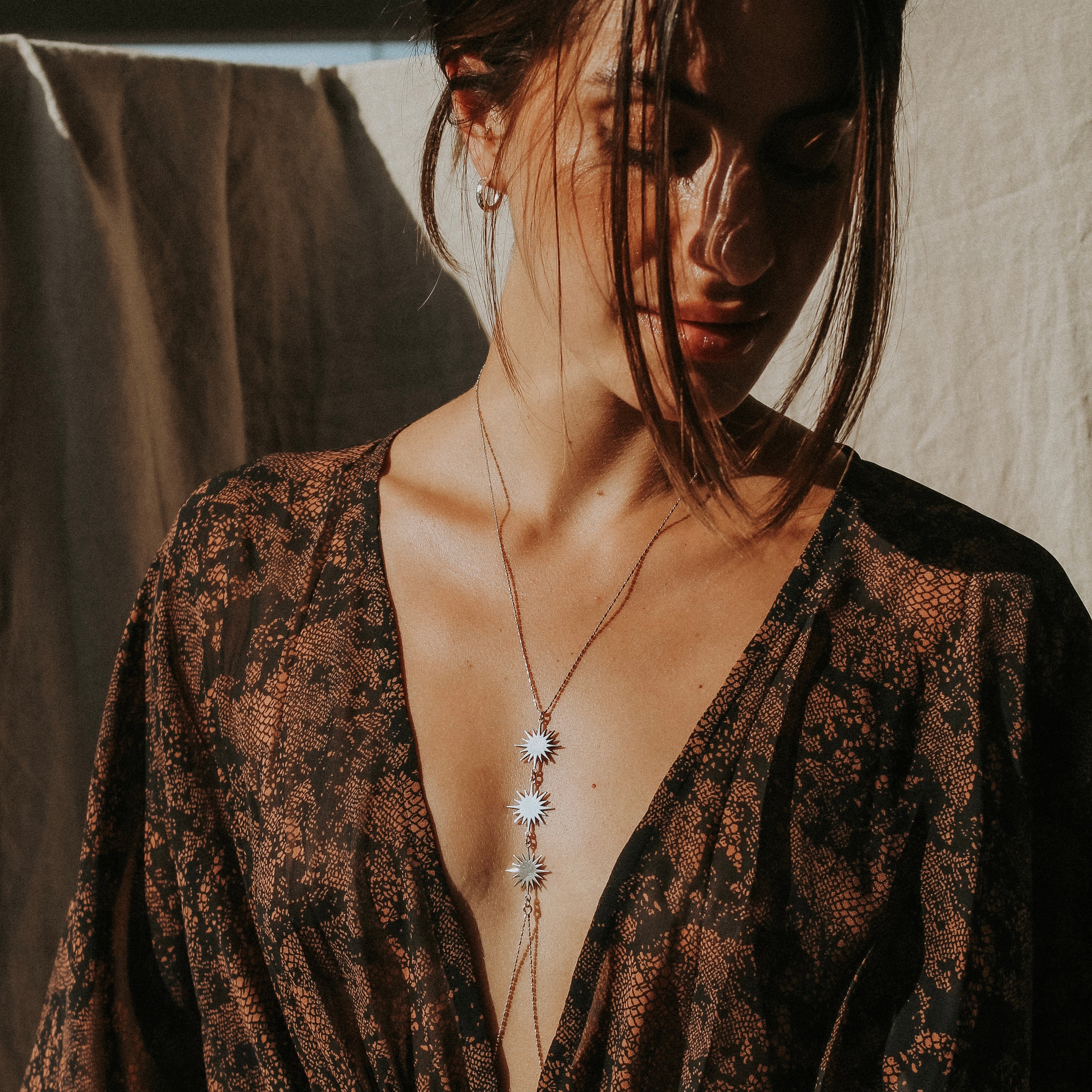 SOLEIL BODY CHAIN (SILVER)