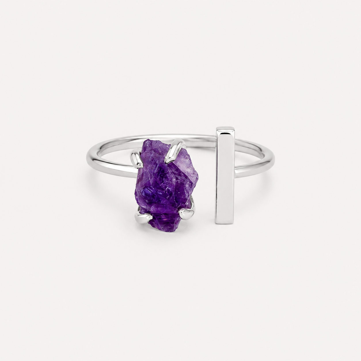 HALLEY RING - AMETHYST (SILVER)