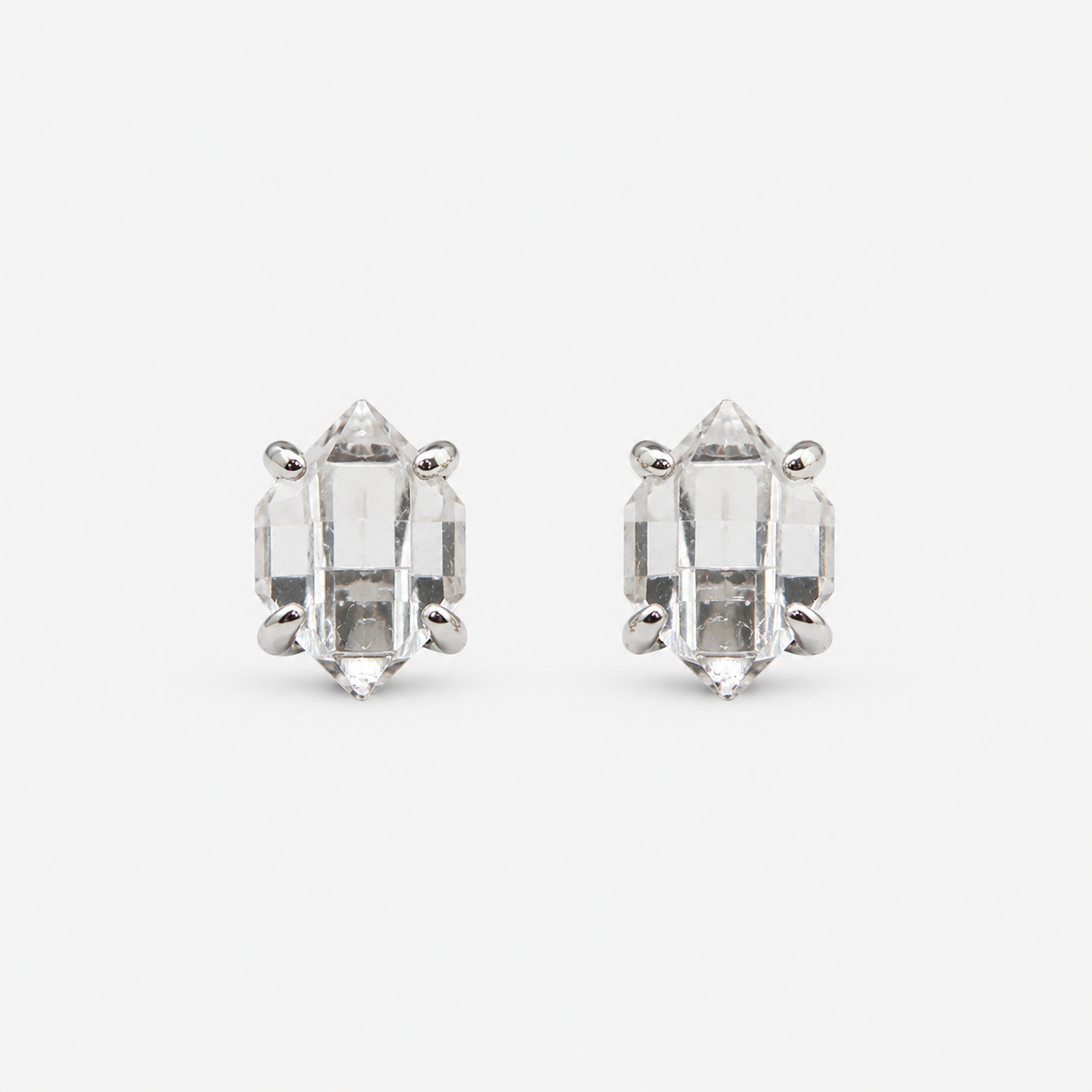 MINI STUD - HERKIMER (SILVER)