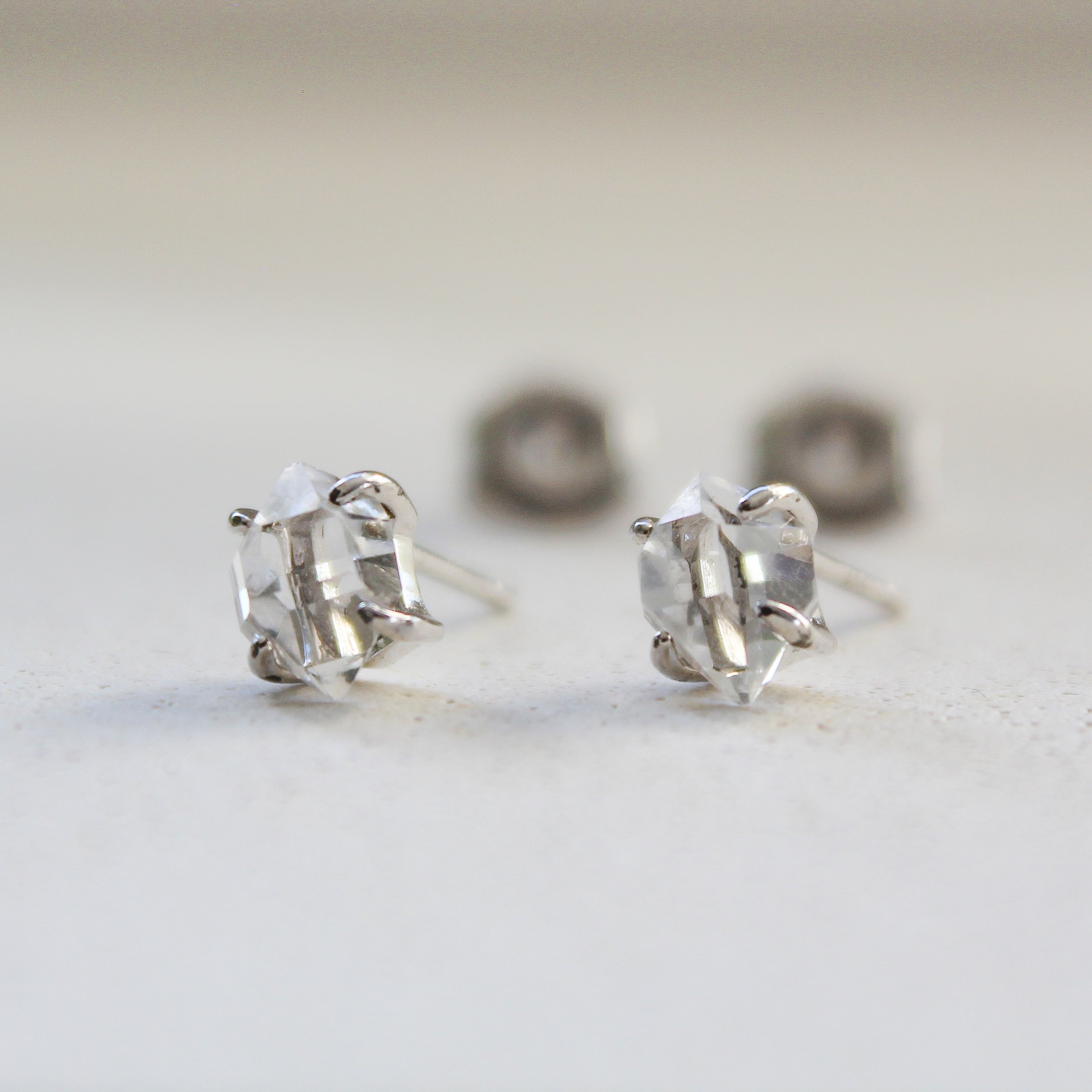 MINI STUD - HERKIMER (SILVER)