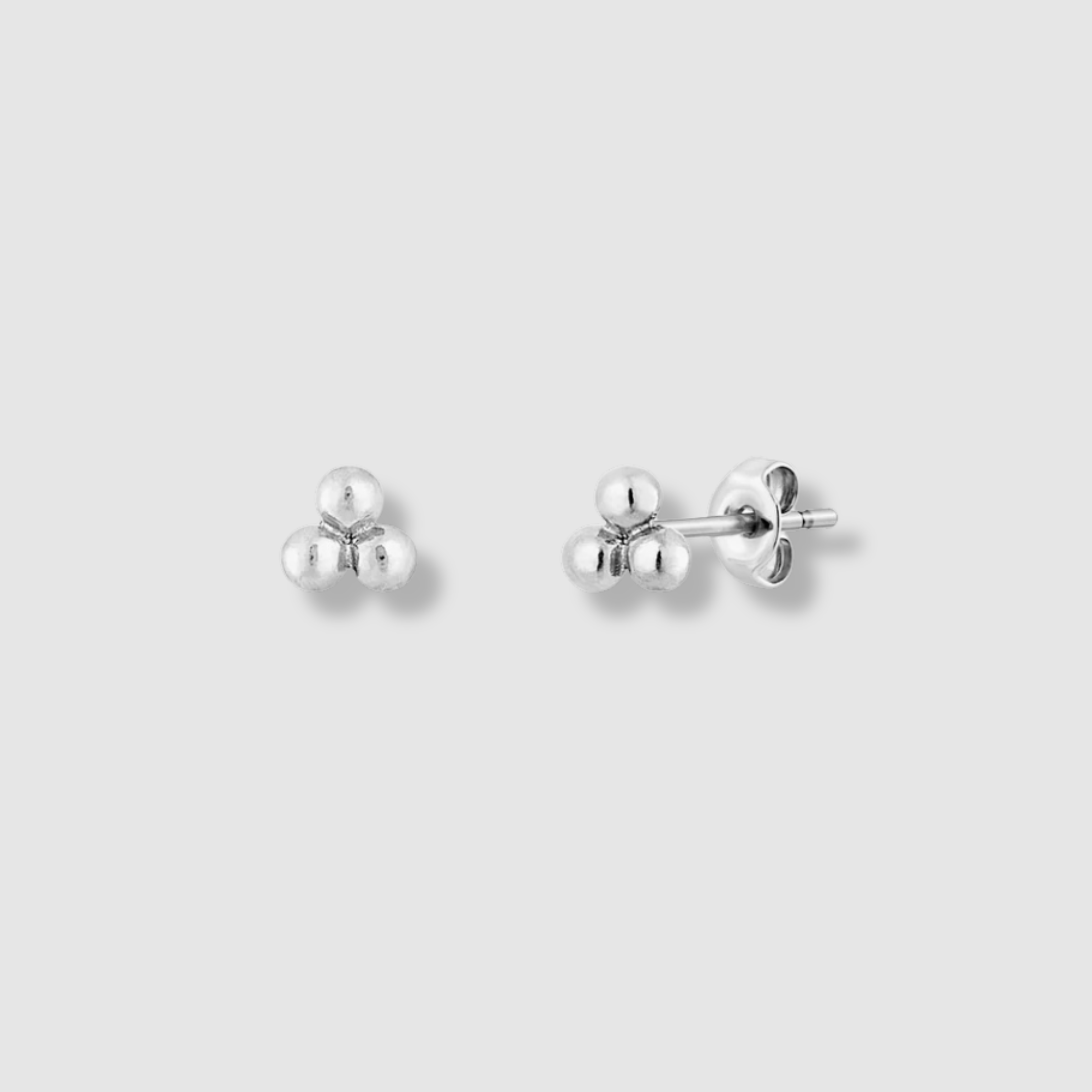 TRINITY BALLS STUD (SILVER)