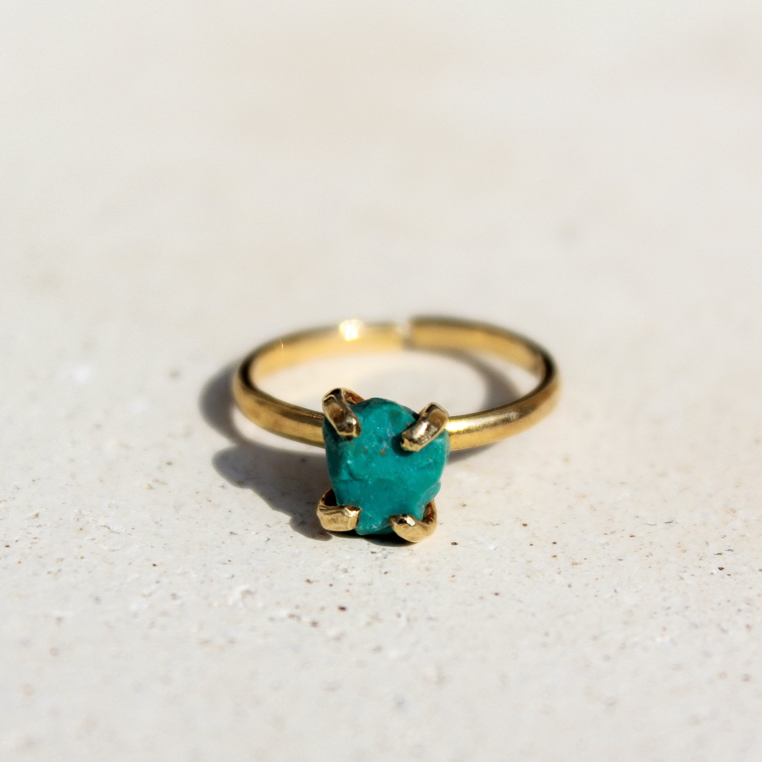 Classic ring Turquoise (Gold plated)