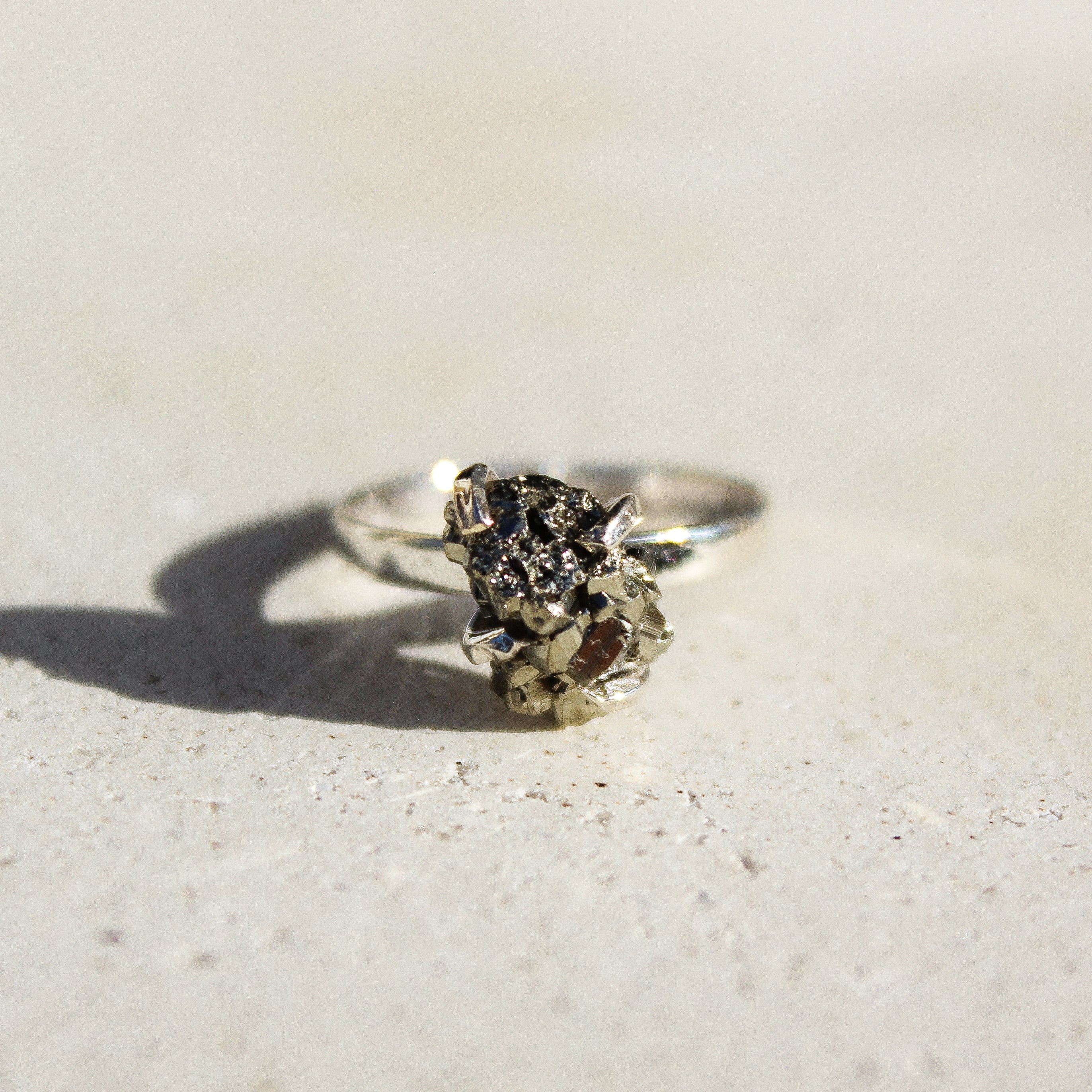 CLASSIC RING - PYRITE (SILVER)