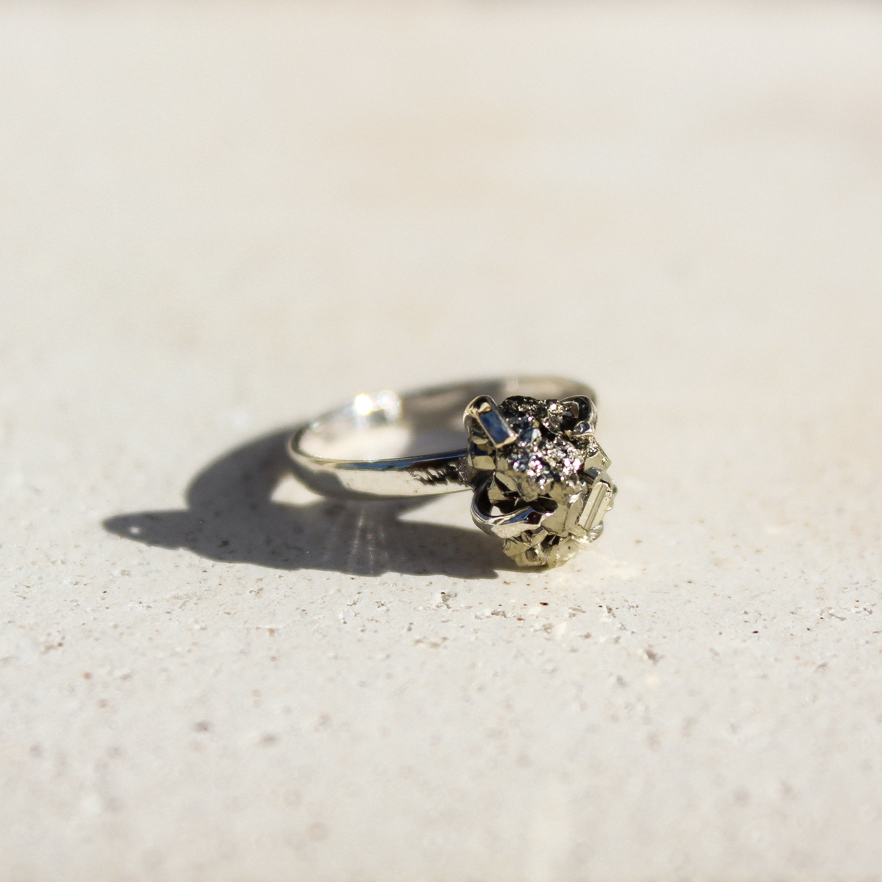CLASSIC RING - PYRITE (SILVER)