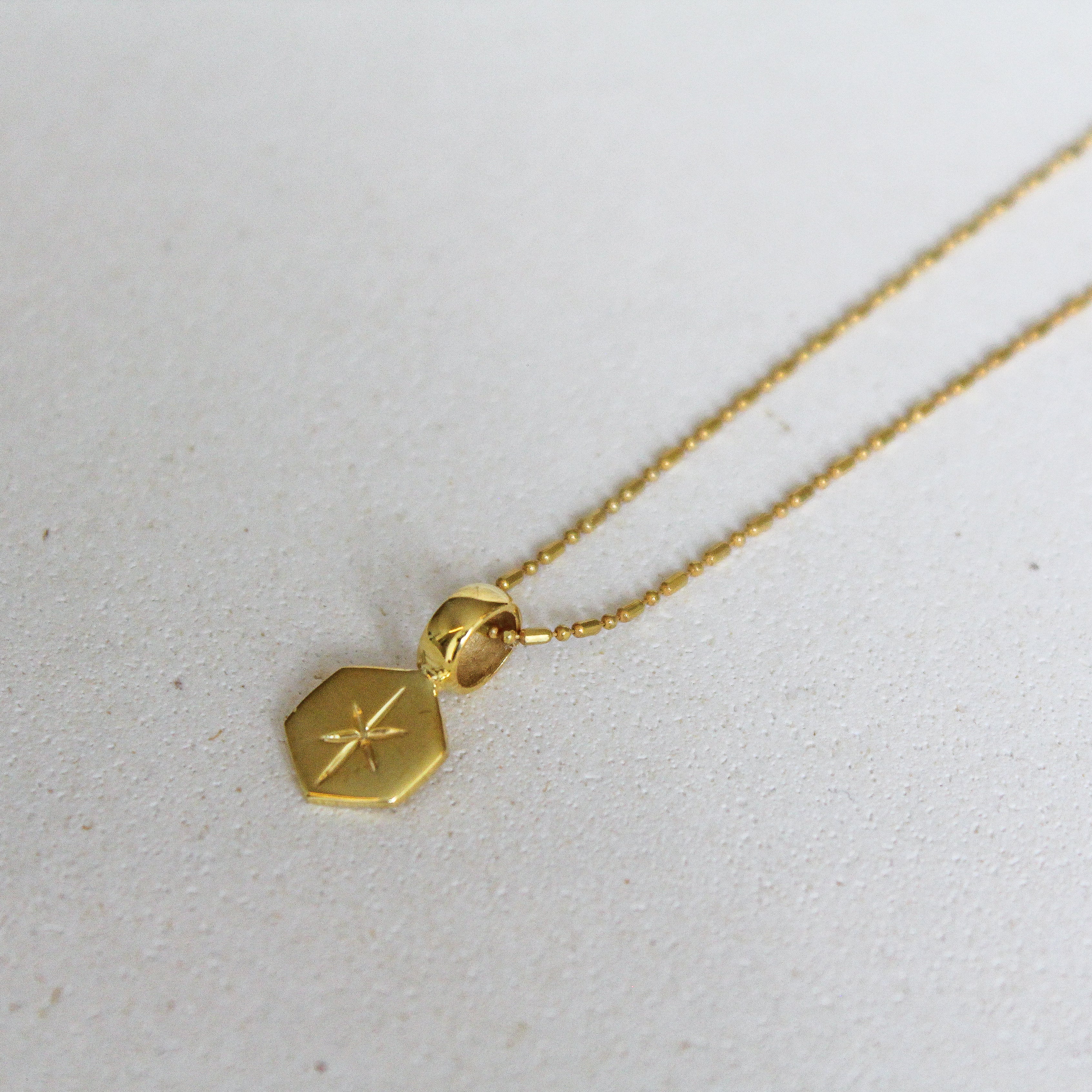 POLARIS NECKLACE - HERKIMER (GOLD PLATED)