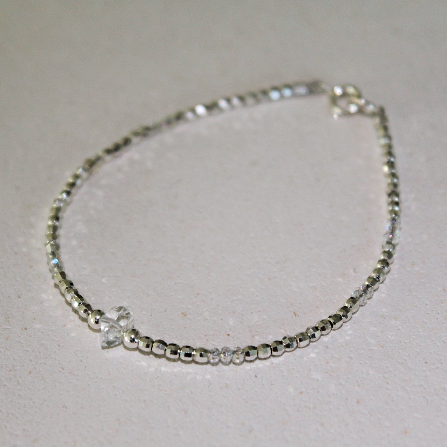 STARLIGHT BRACELET - HERKIMER (SILVER)