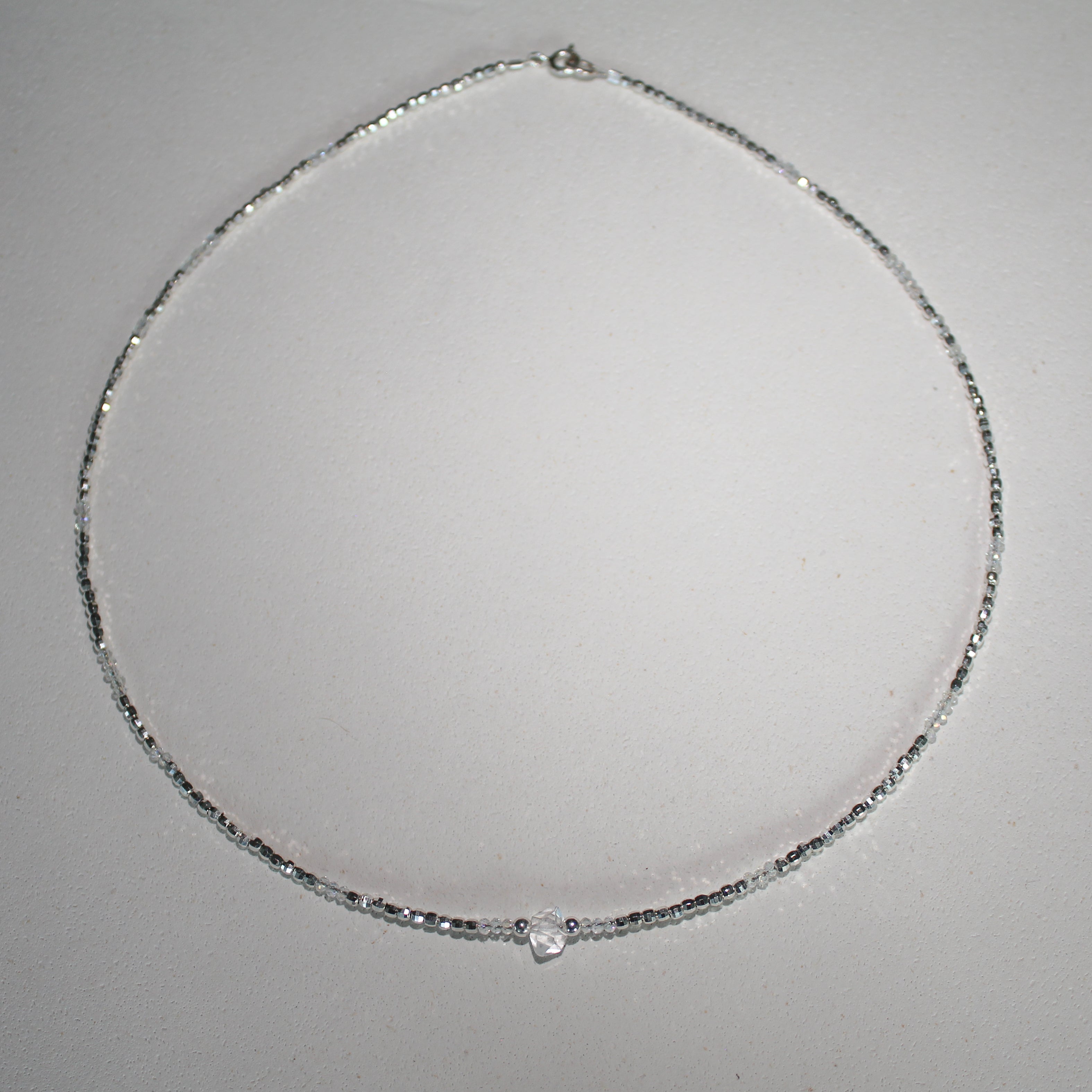 STARLIGHT NECKLACE - HERKIMER (SILVER)