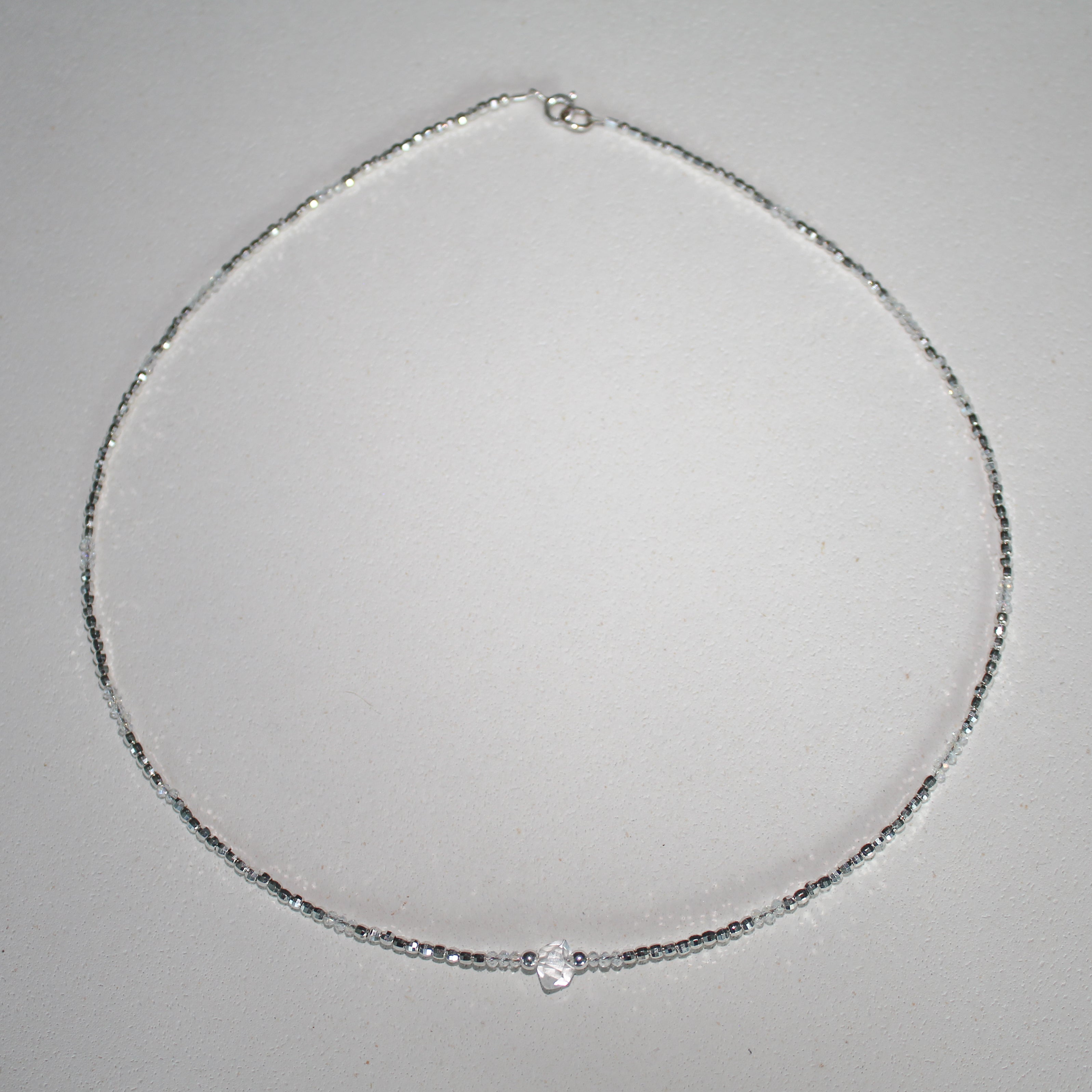 STARLIGHT NECKLACE - HERKIMER (SILVER)