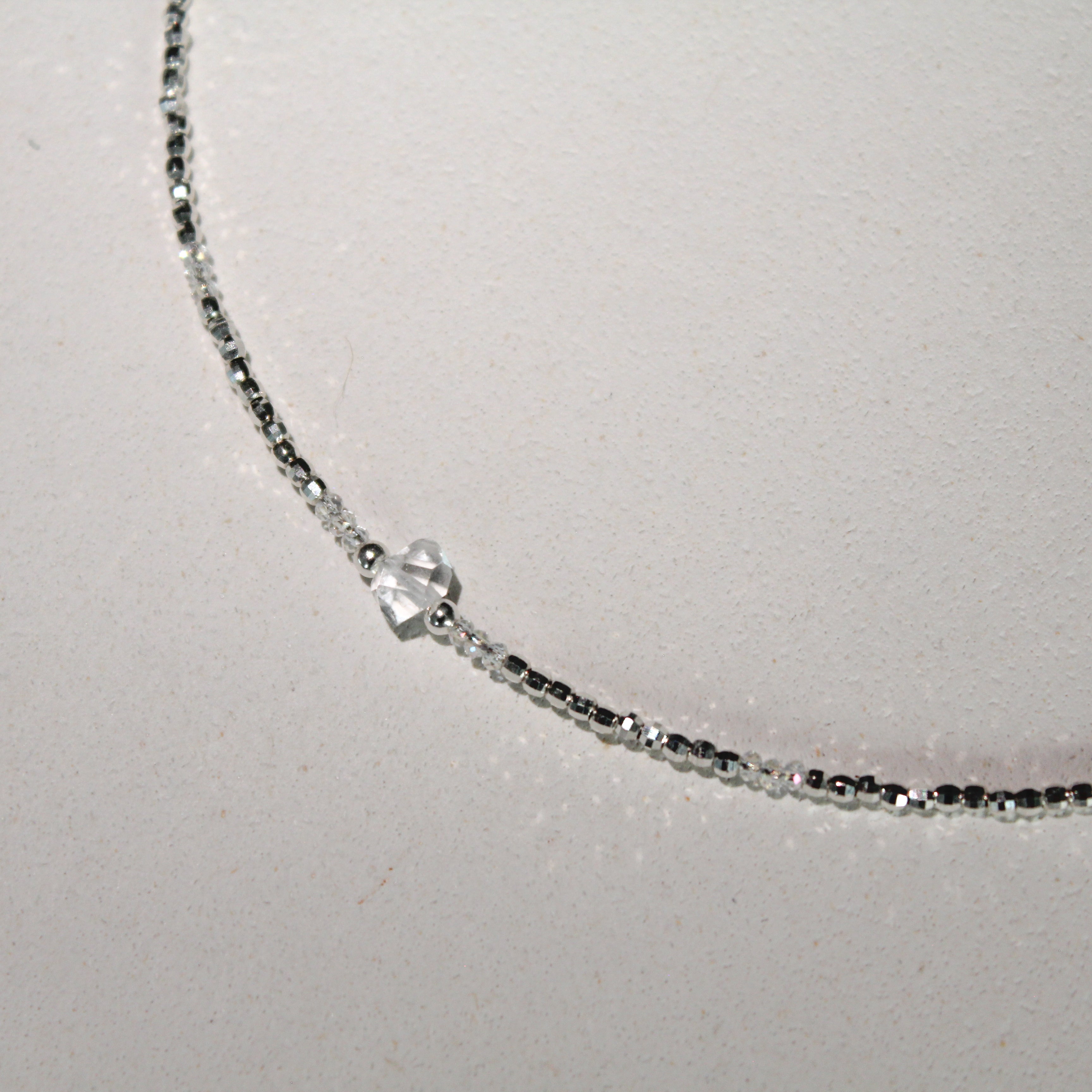 STARLIGHT NECKLACE - HERKIMER (SILVER)