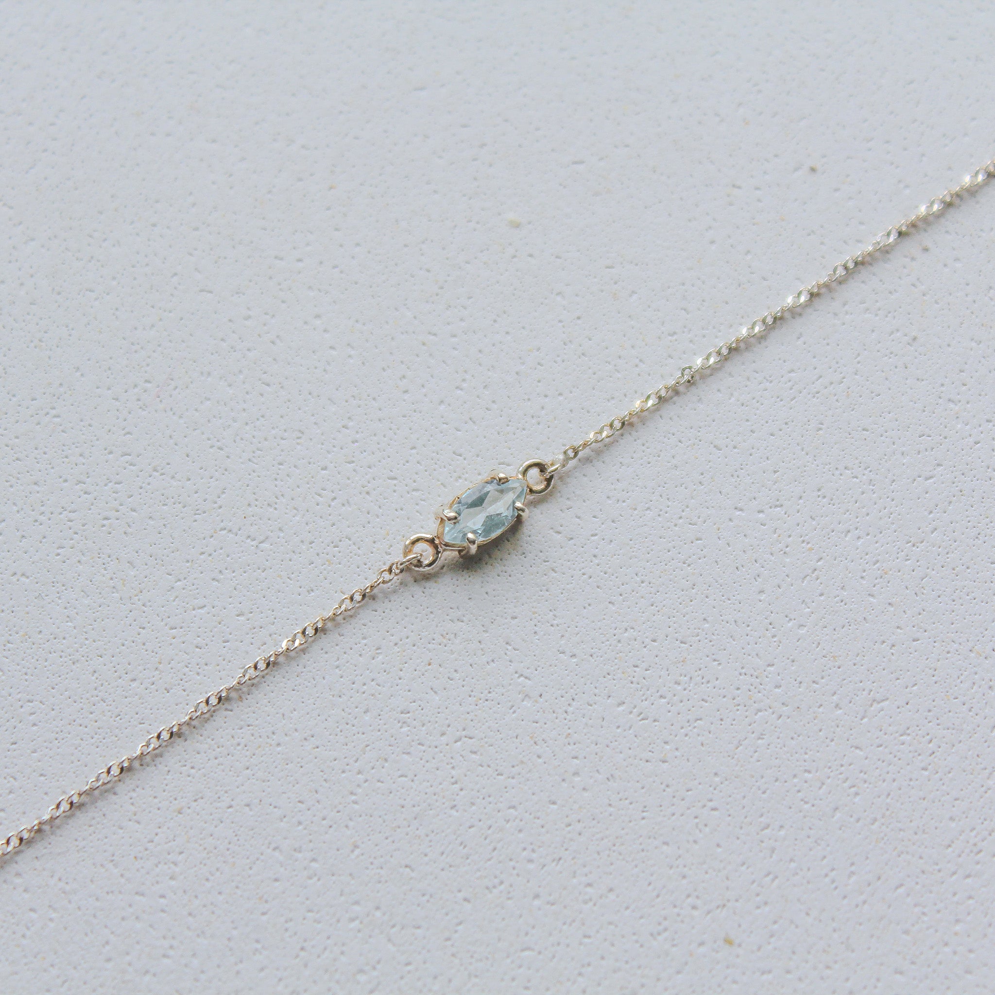 SIREN EYE BRACELET - BLUE TOPAZ (SILVER)